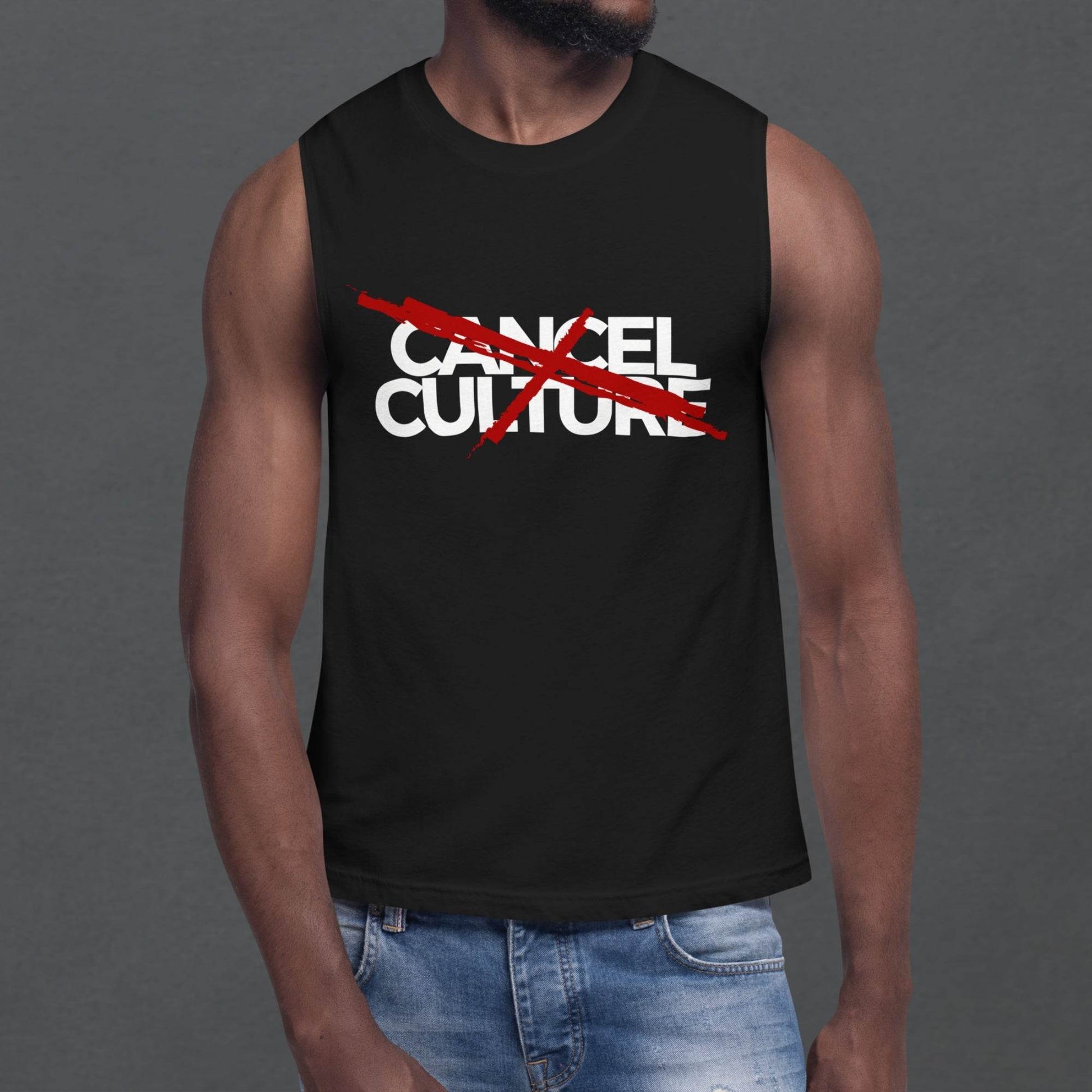 Cancel Cancel Culture Unisex Muscle Shirt - Pale Blood Store