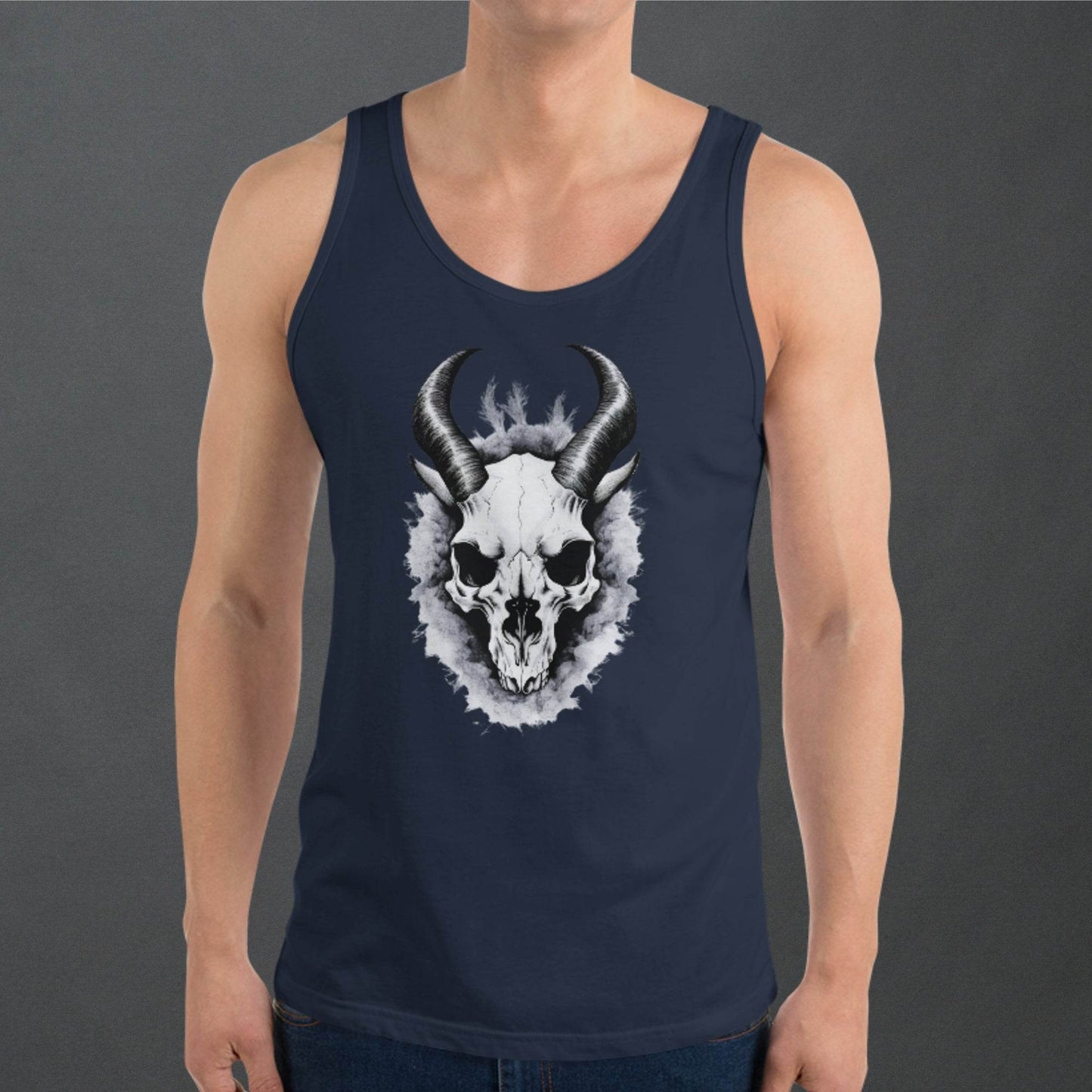 Age of the Capricorn Goth Aesthetic Mens Tank Top - Pale Blood Store