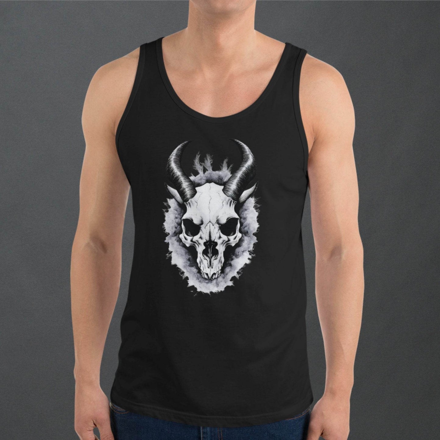 Age of the Capricorn Goth Aesthetic Mens Tank Top - Pale Blood Store