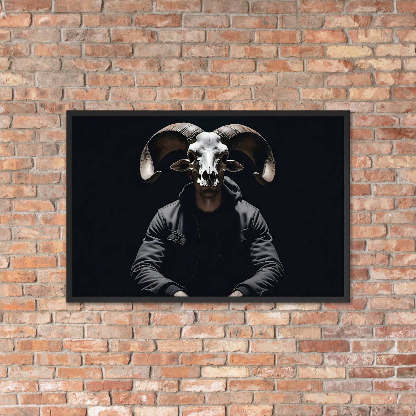 Apostate Goth Aesthetic Framed Poster - Pale Blood Store