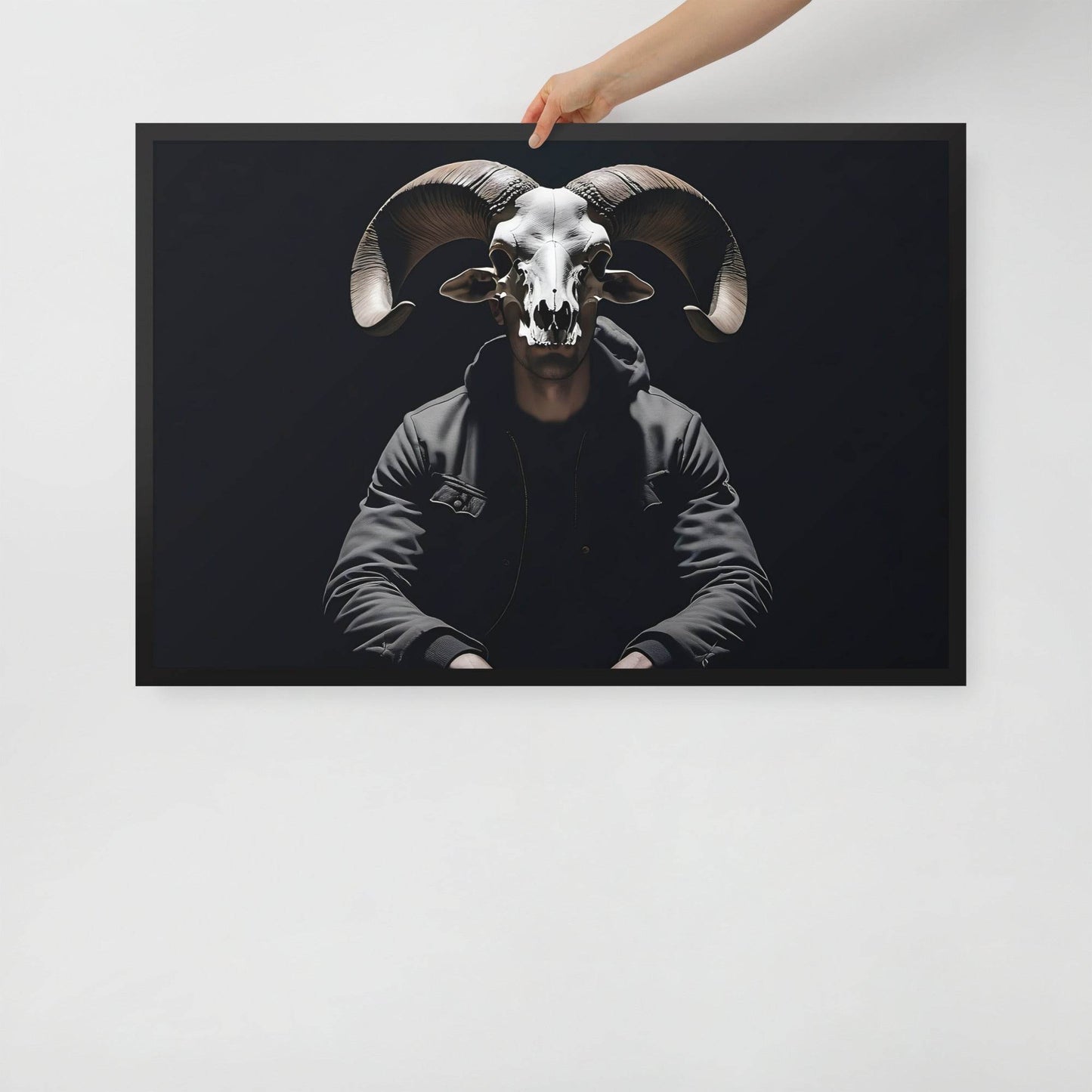 Apostate Goth Aesthetic Framed Poster - Pale Blood Store