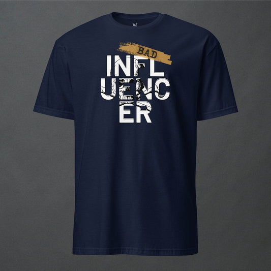 Bad Influencer Goth Minimalist Unisex T-Shirt - Pale Blood Store