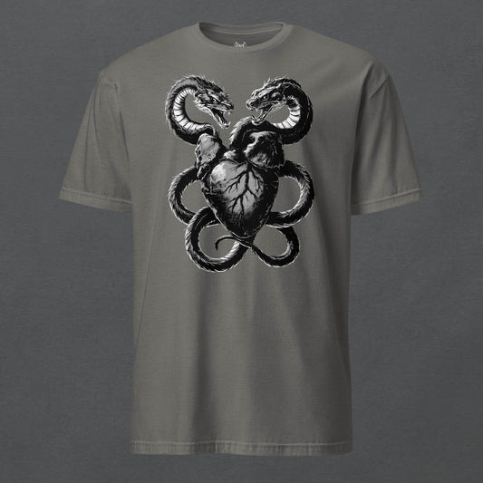 Black Heart Black Metal Style Unisex T-Shirt - Pale Blood Store