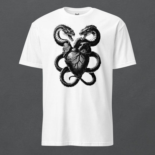 Black Heart Black Metal Style Unisex T-Shirt - Pale Blood Store