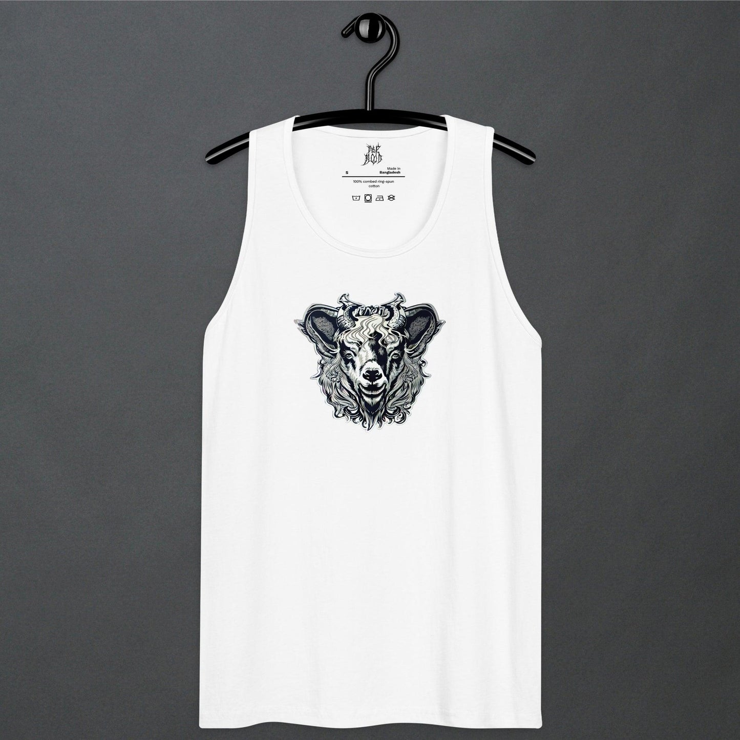 Black Phil Neo Goth Men’s Premium Tank Top - Pale Blood Store