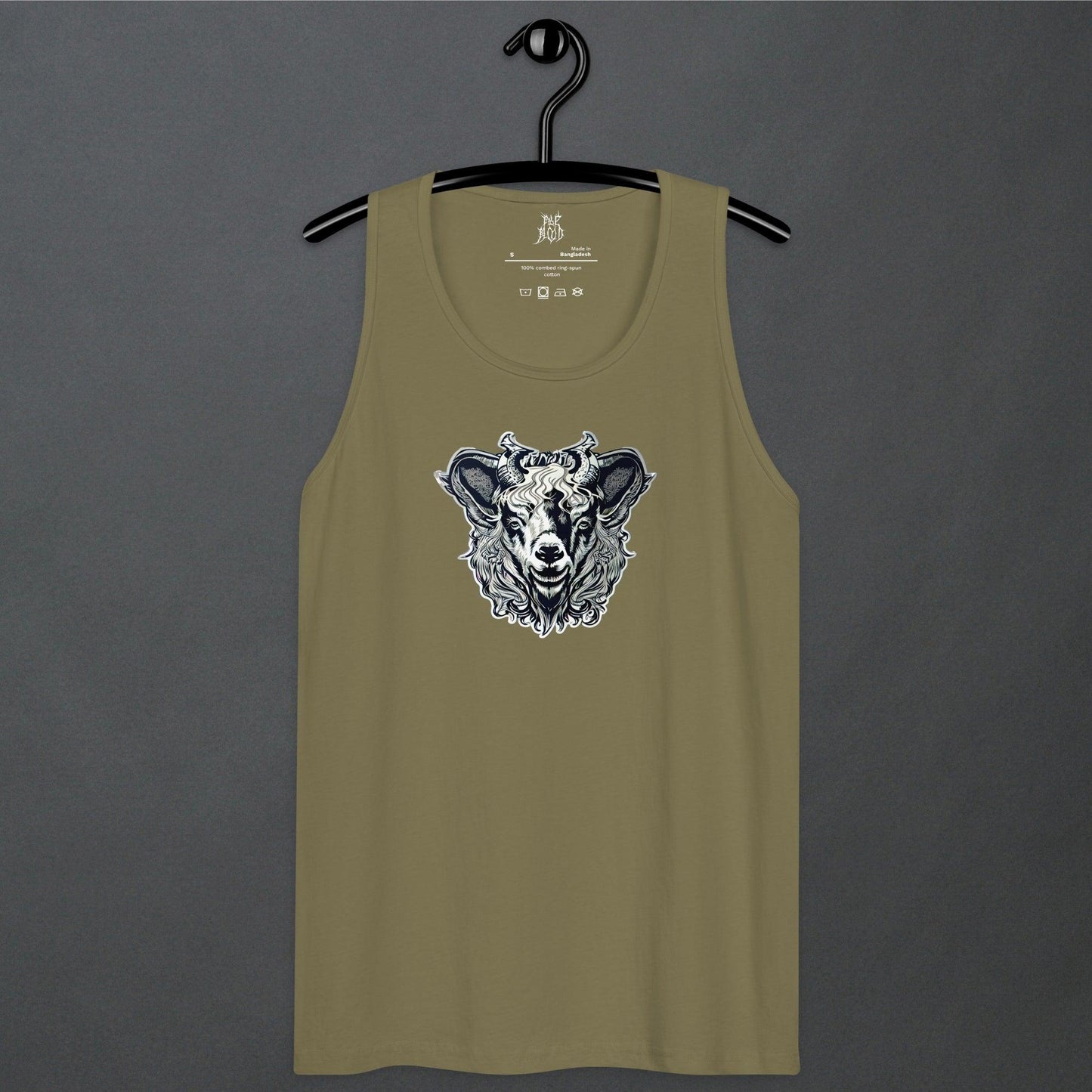 Black Phil Neo Goth Men’s Premium Tank Top - Pale Blood Store
