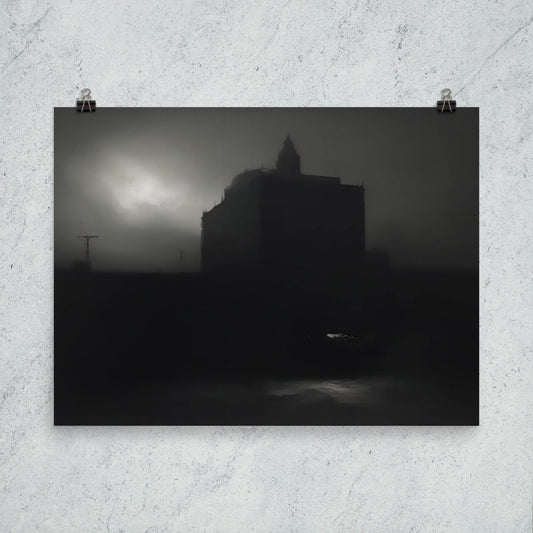 Darkened Horizons Dark Aesthetic Poster - Pale Blood Store