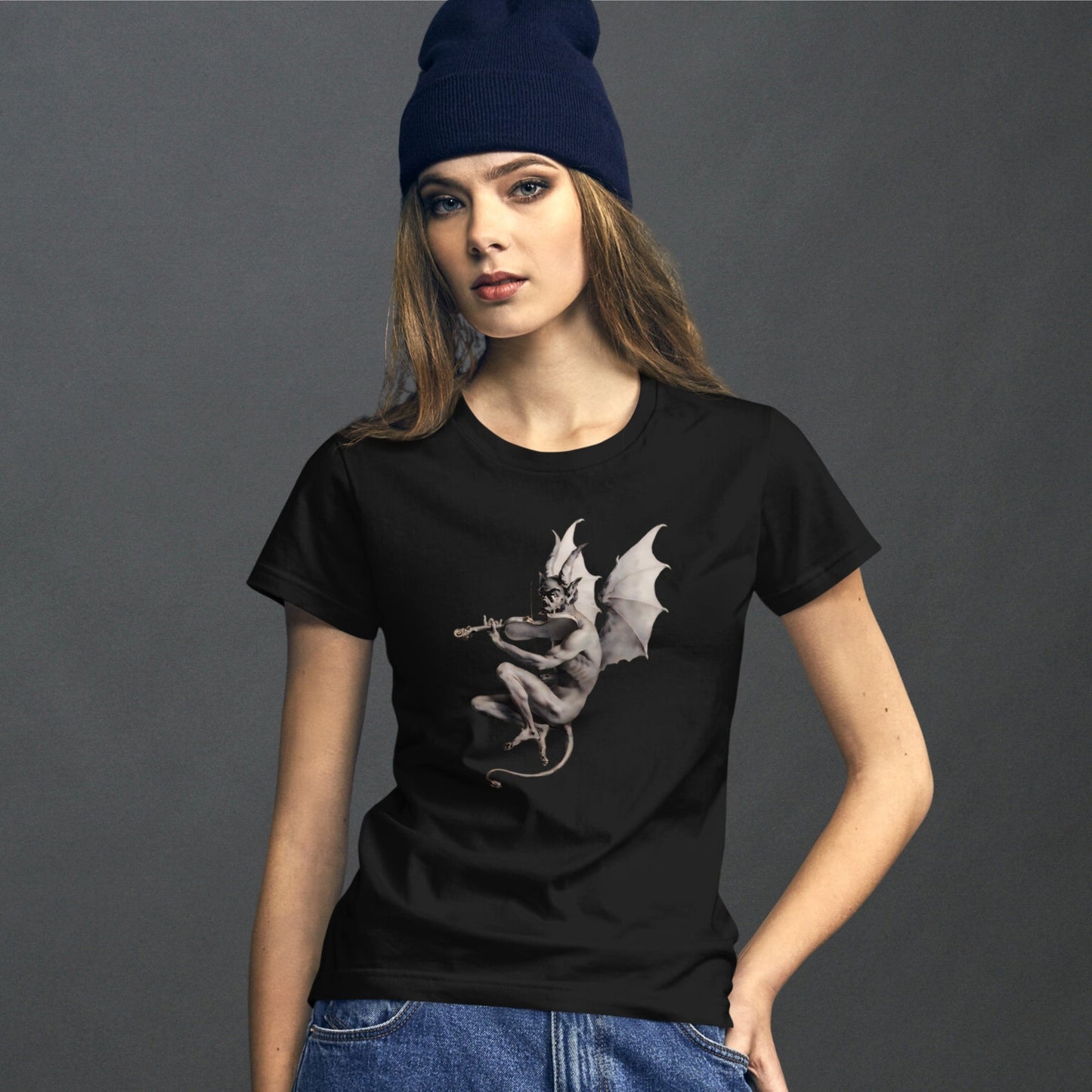 Devils Sonata Goth Aesthetic Women's T - Shirt - Pale Blood Store