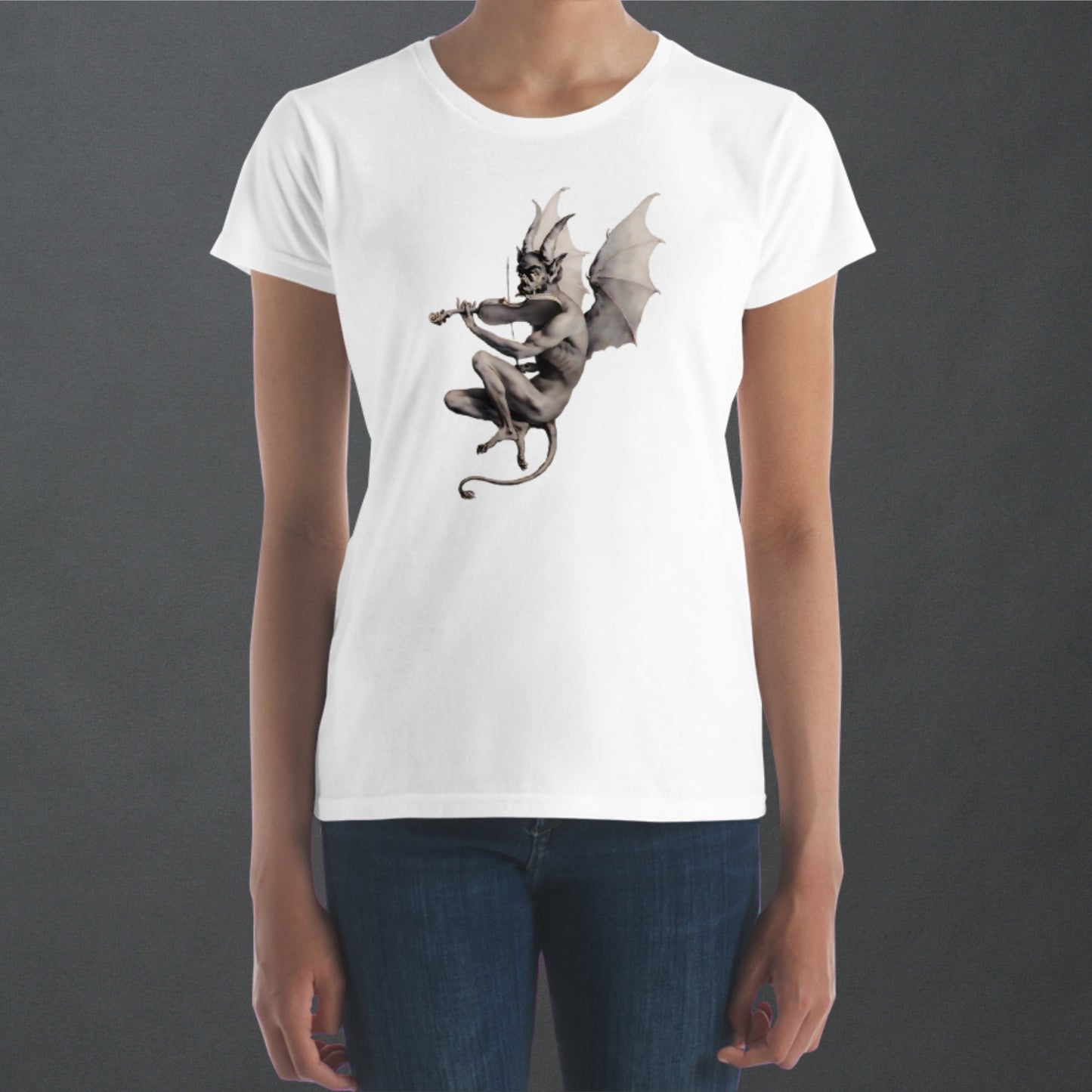 Devils Sonata Goth Aesthetic Women's T - Shirt - Pale Blood Store