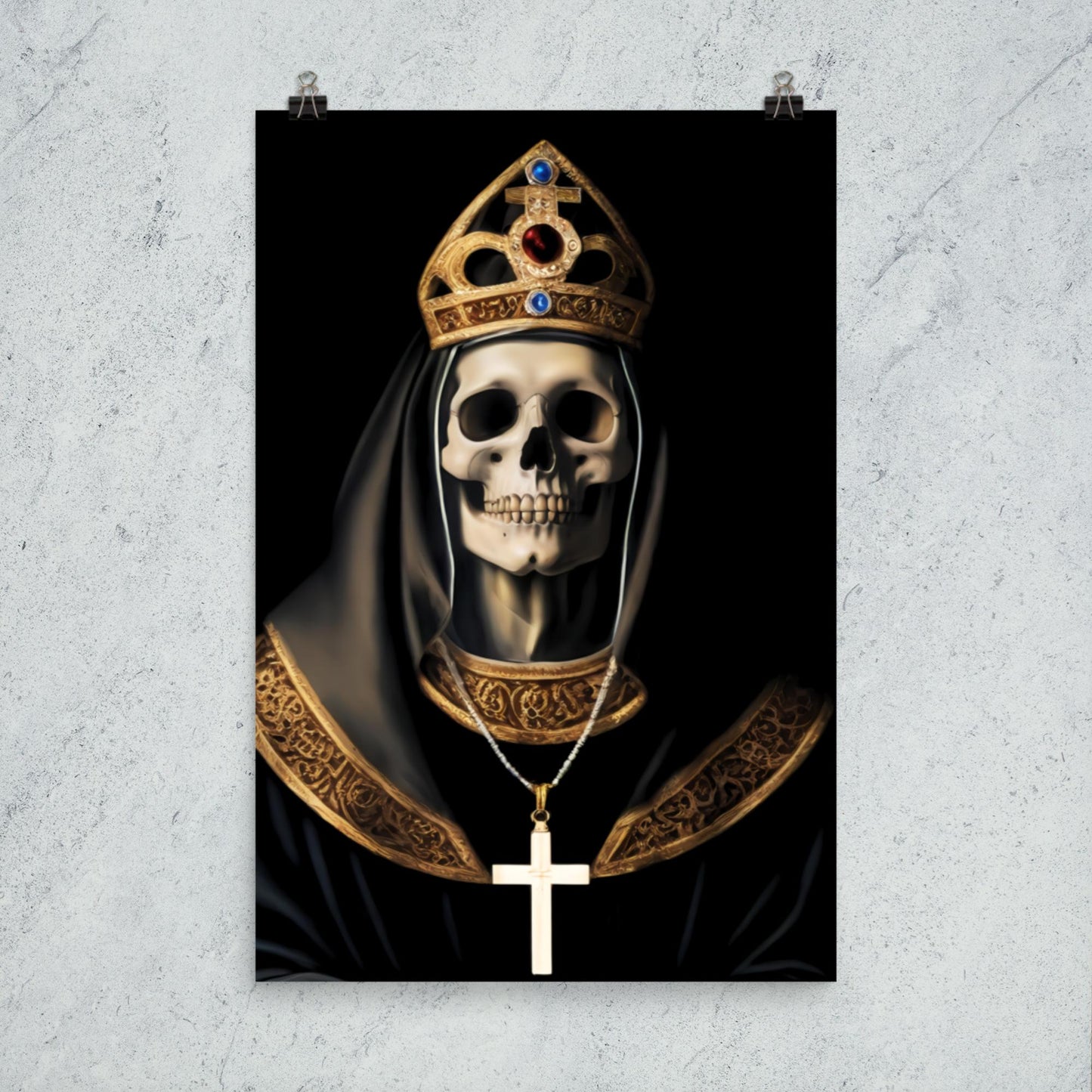 Divine Deception Goth Aesthetic Poster - Pale Blood Store