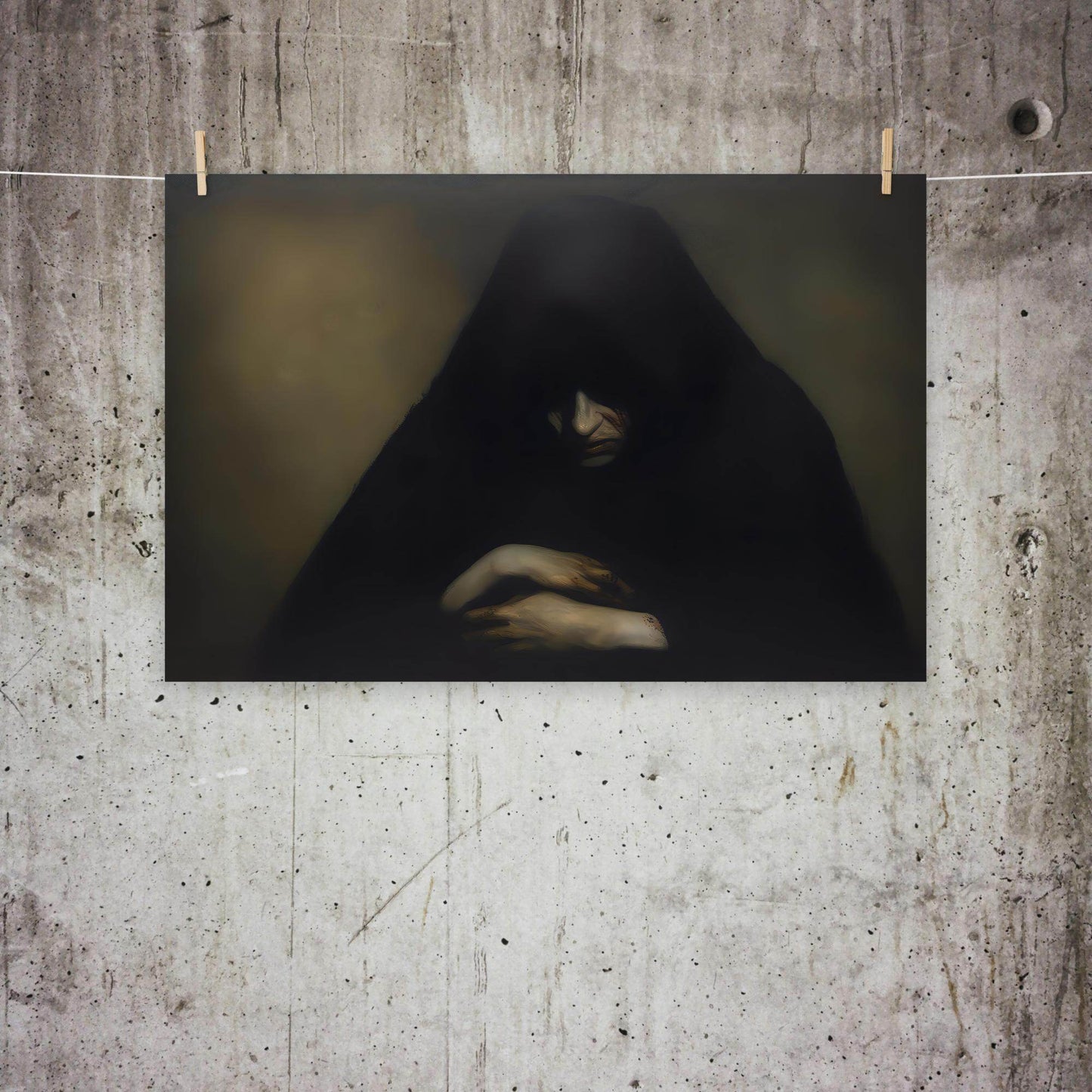 Repent Dark Aesthetic Poster - Pale Blood Store