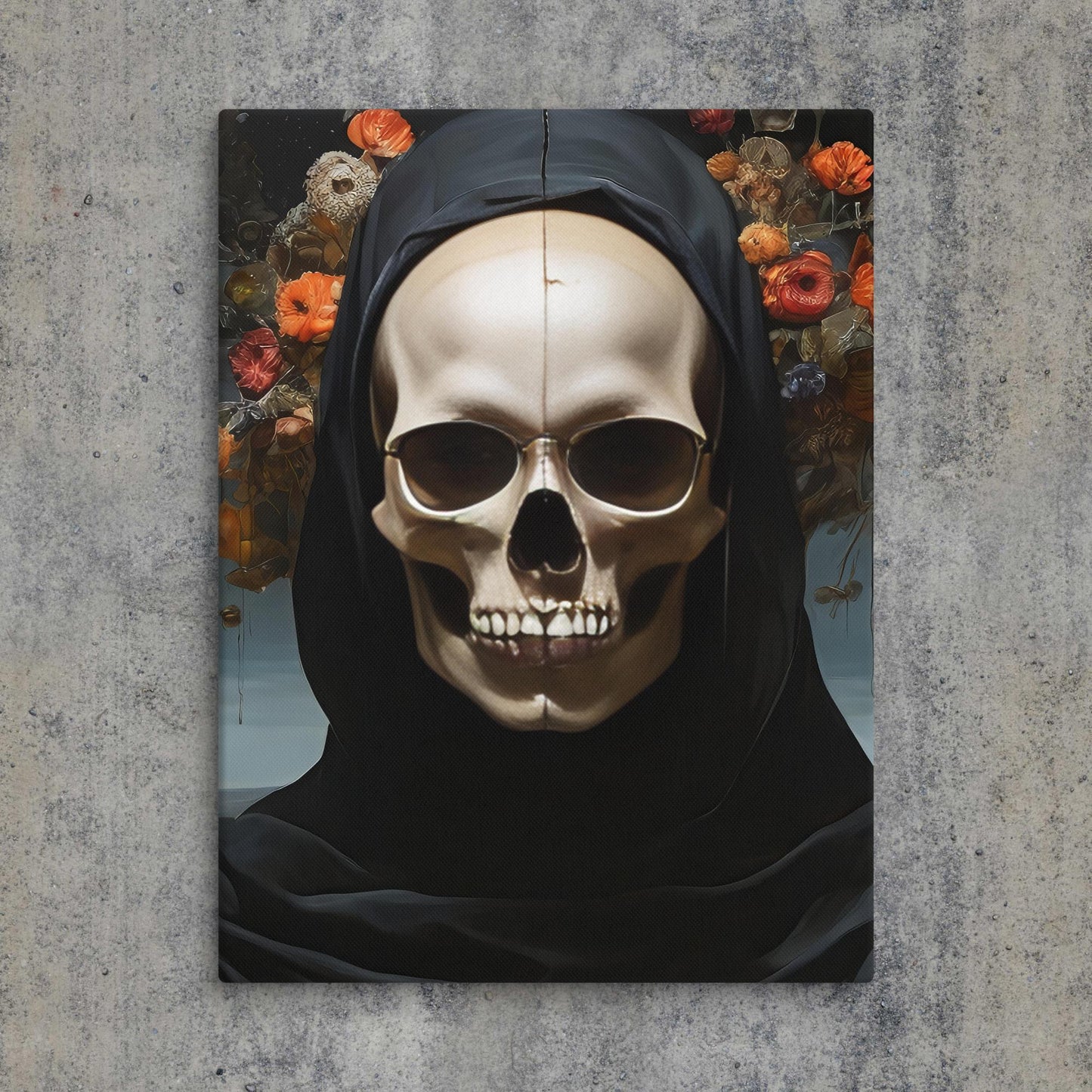 Eternal Bloom Goth Aesthetic Canvas - Pale Blood Store