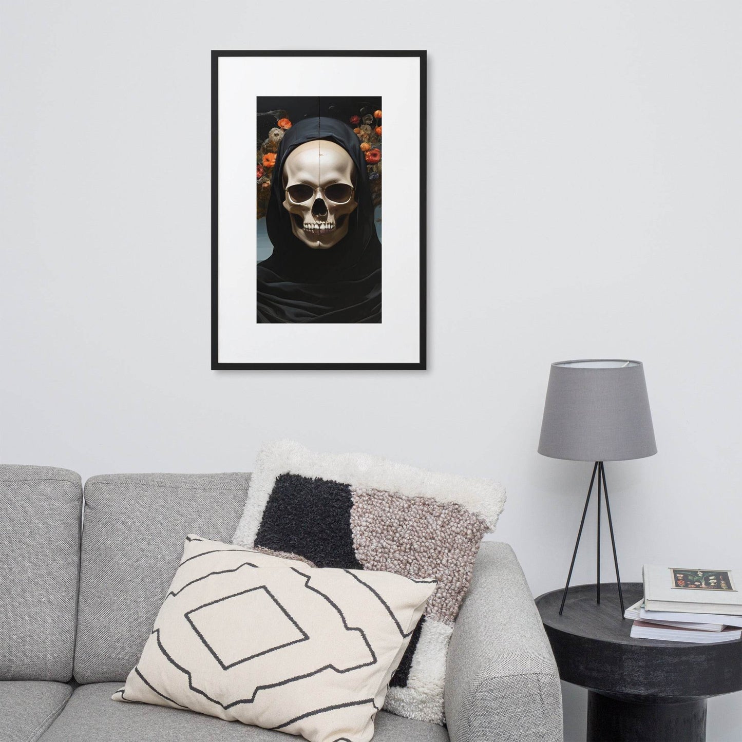 Eternal Bloom Goth Aesthetic Framed Poster W/Mat - Pale Blood Store