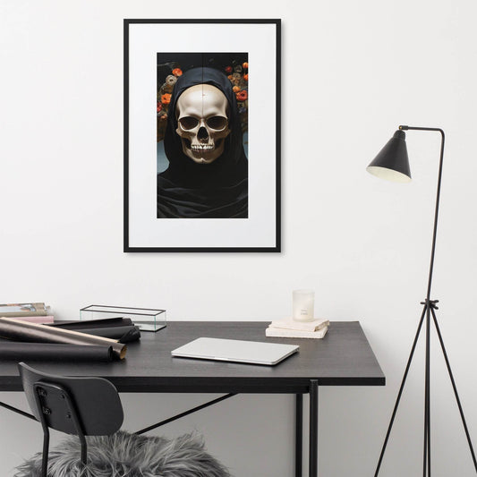 Eternal Bloom Goth Aesthetic Framed Poster W/Mat - Pale Blood Store