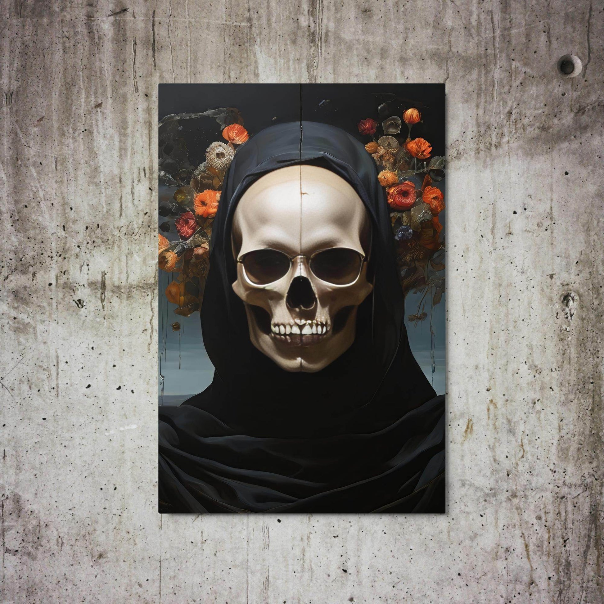 Eternal Bloom Goth Aesthetic Metal Prints - Pale Blood Store