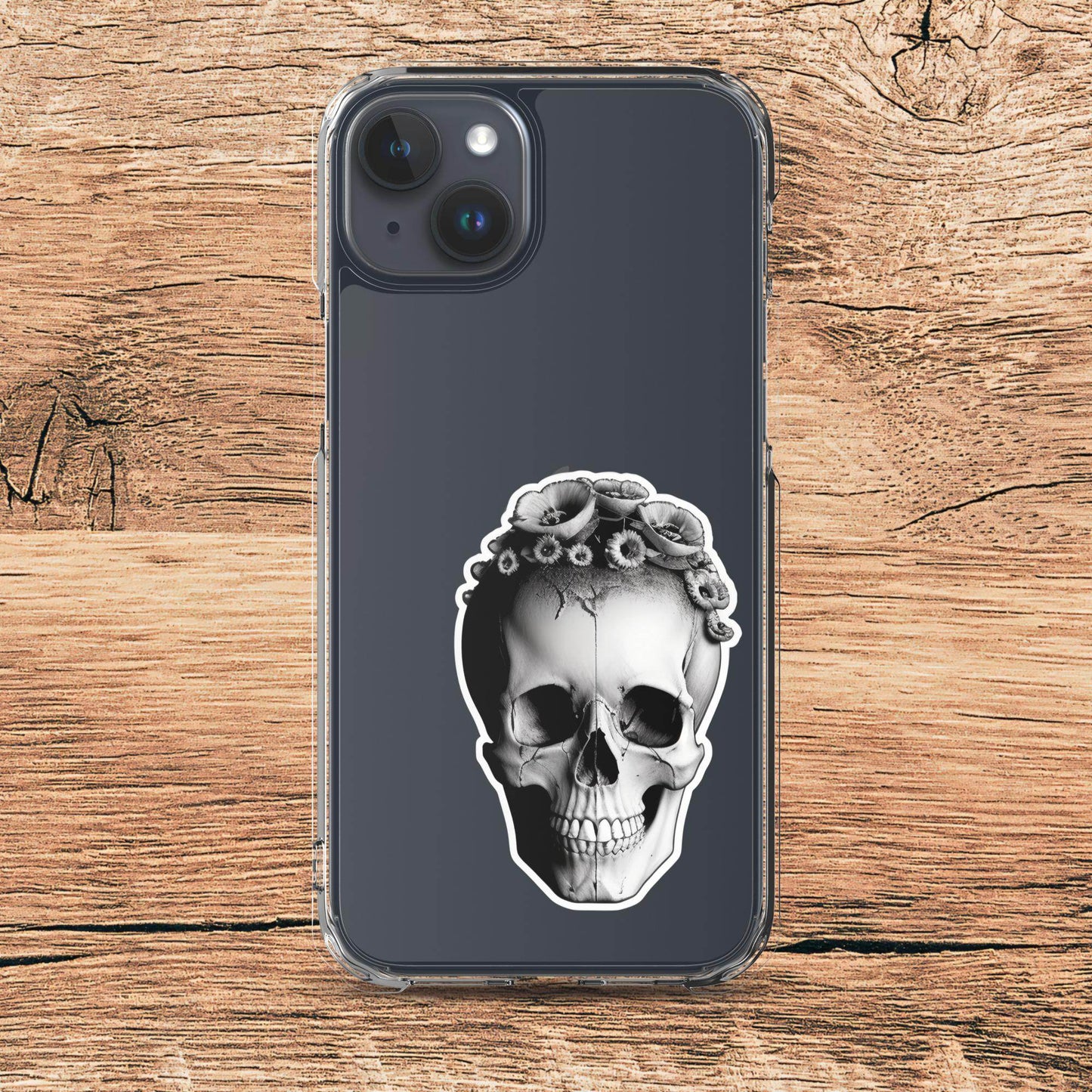 Frida Minimal Goth Clear Case for iPhone® - Pale Blood Store