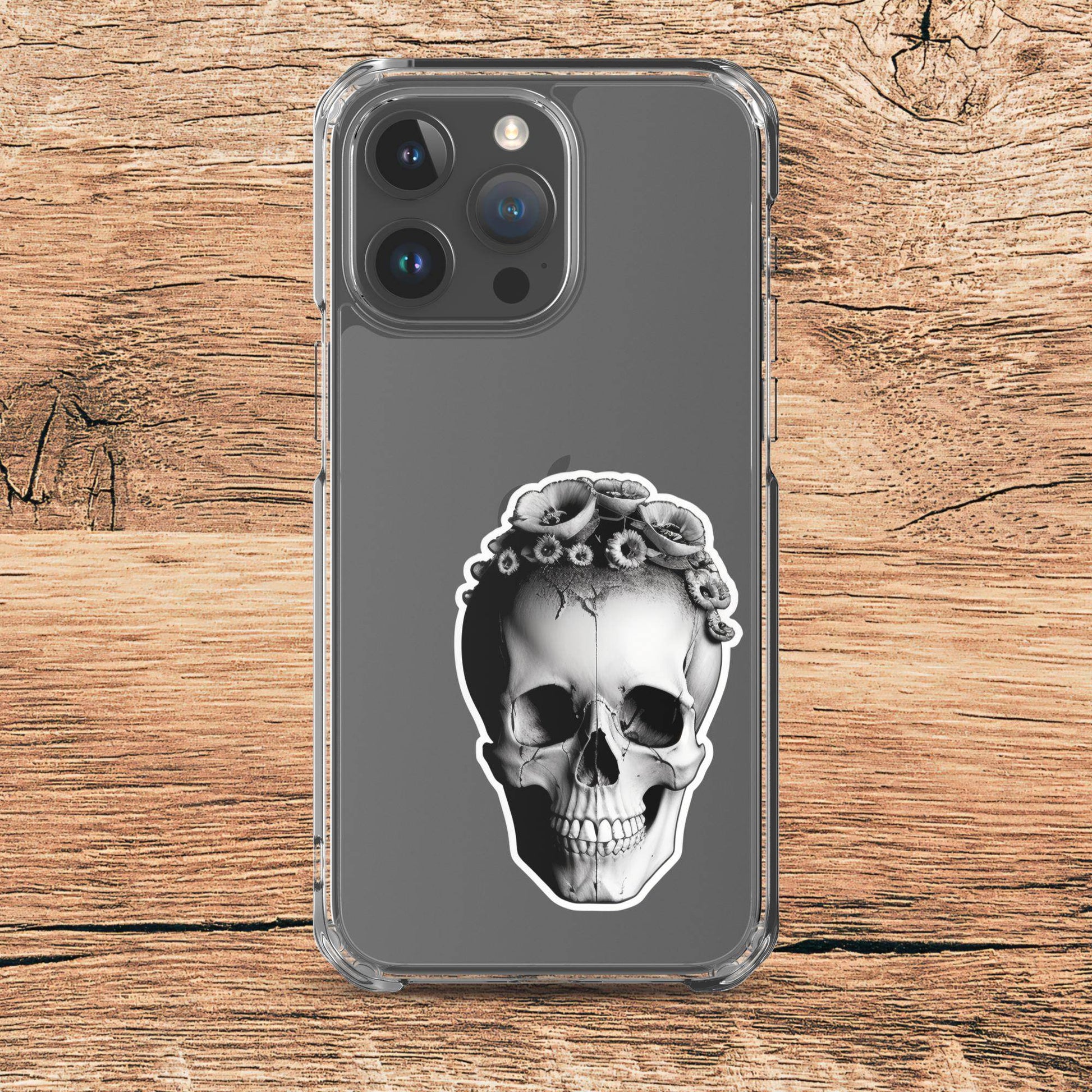Frida Minimal Goth Clear Case for iPhone® - Pale Blood Store