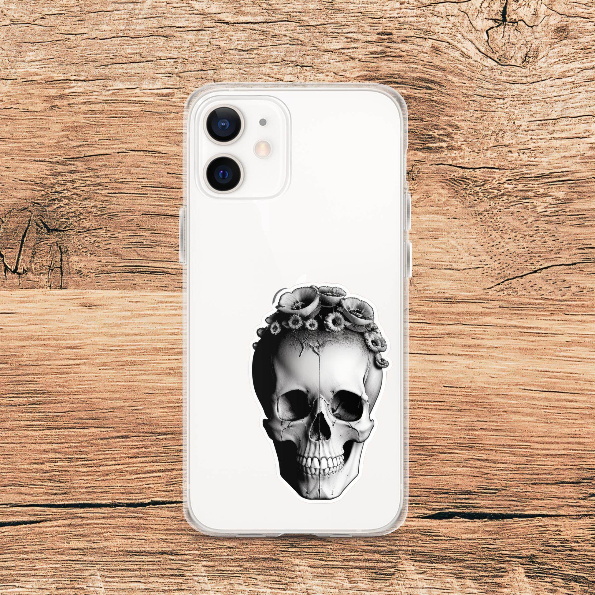 Frida Minimal Goth Clear Case for iPhone® - Pale Blood Store