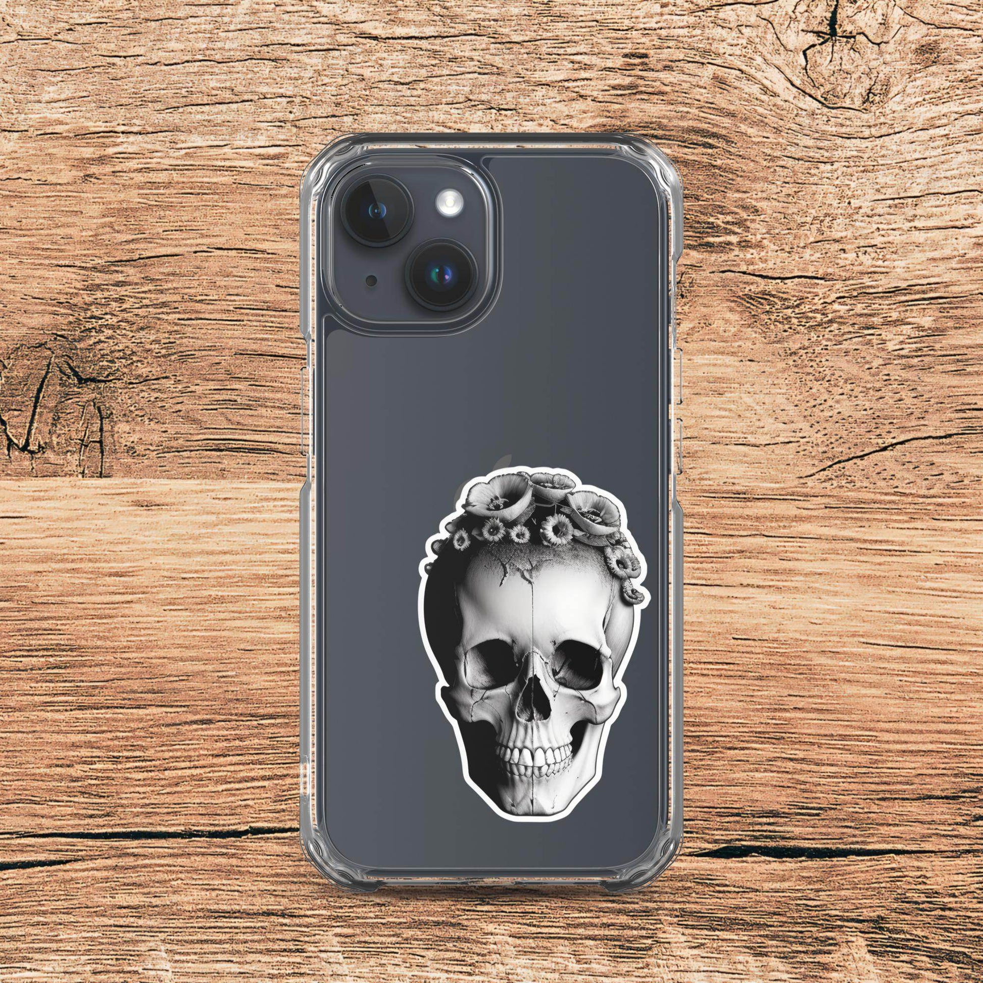 Frida Minimal Goth Clear Case for iPhone® - Pale Blood Store