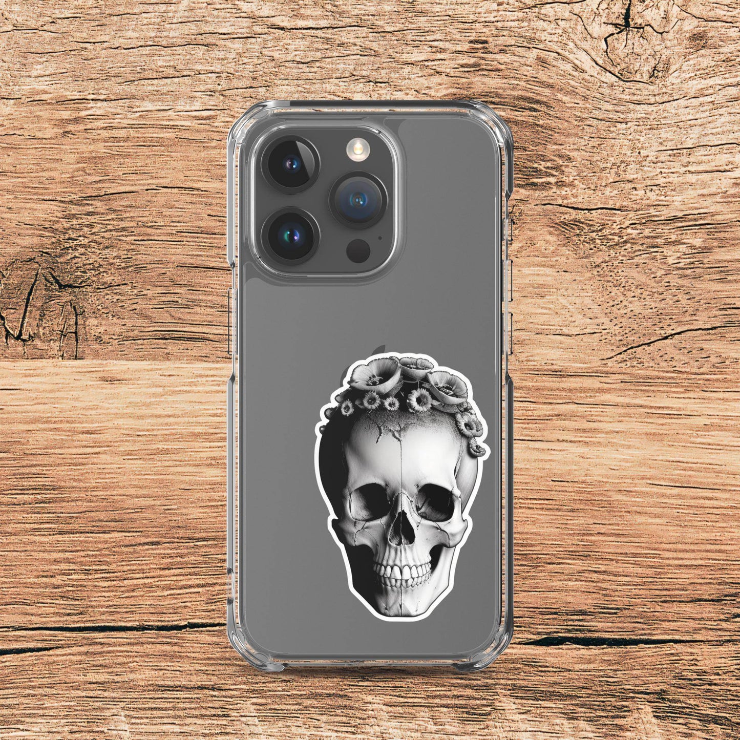 Frida Minimal Goth Clear Case for iPhone® - Pale Blood Store