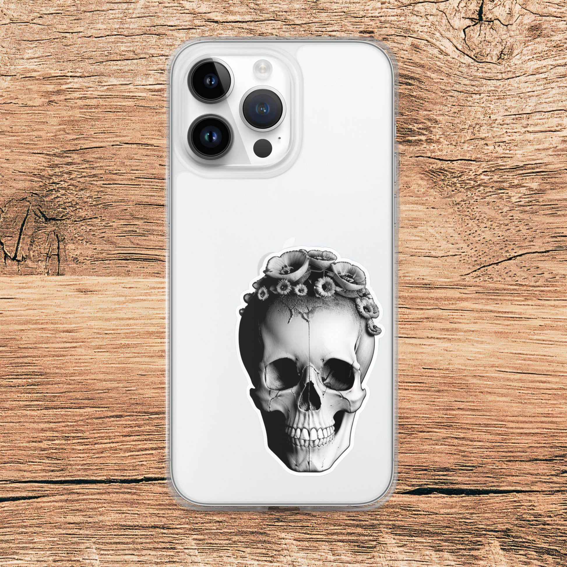 Frida Minimal Goth Clear Case for iPhone® - Pale Blood Store