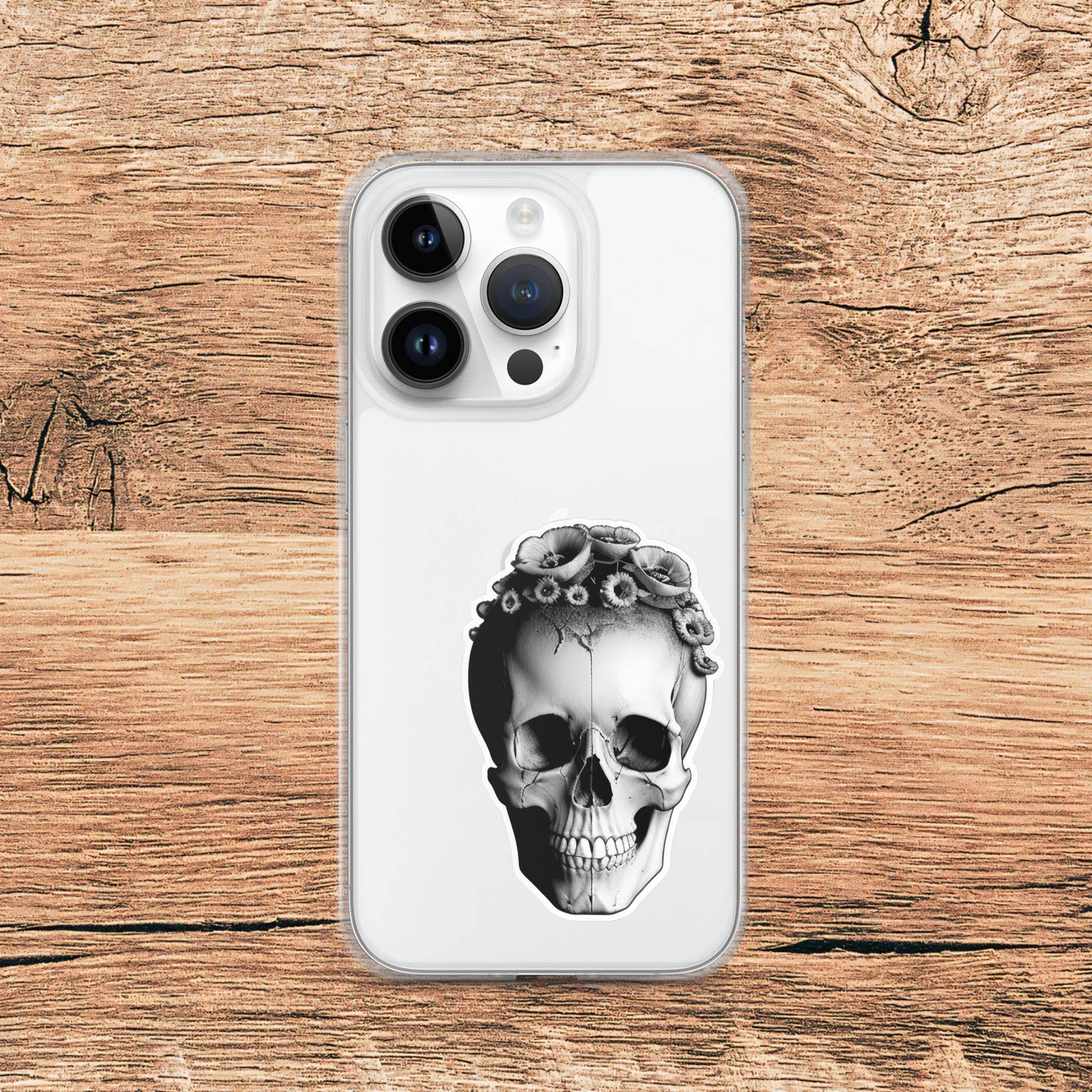 Frida Minimal Goth Clear Case for iPhone® - Pale Blood Store