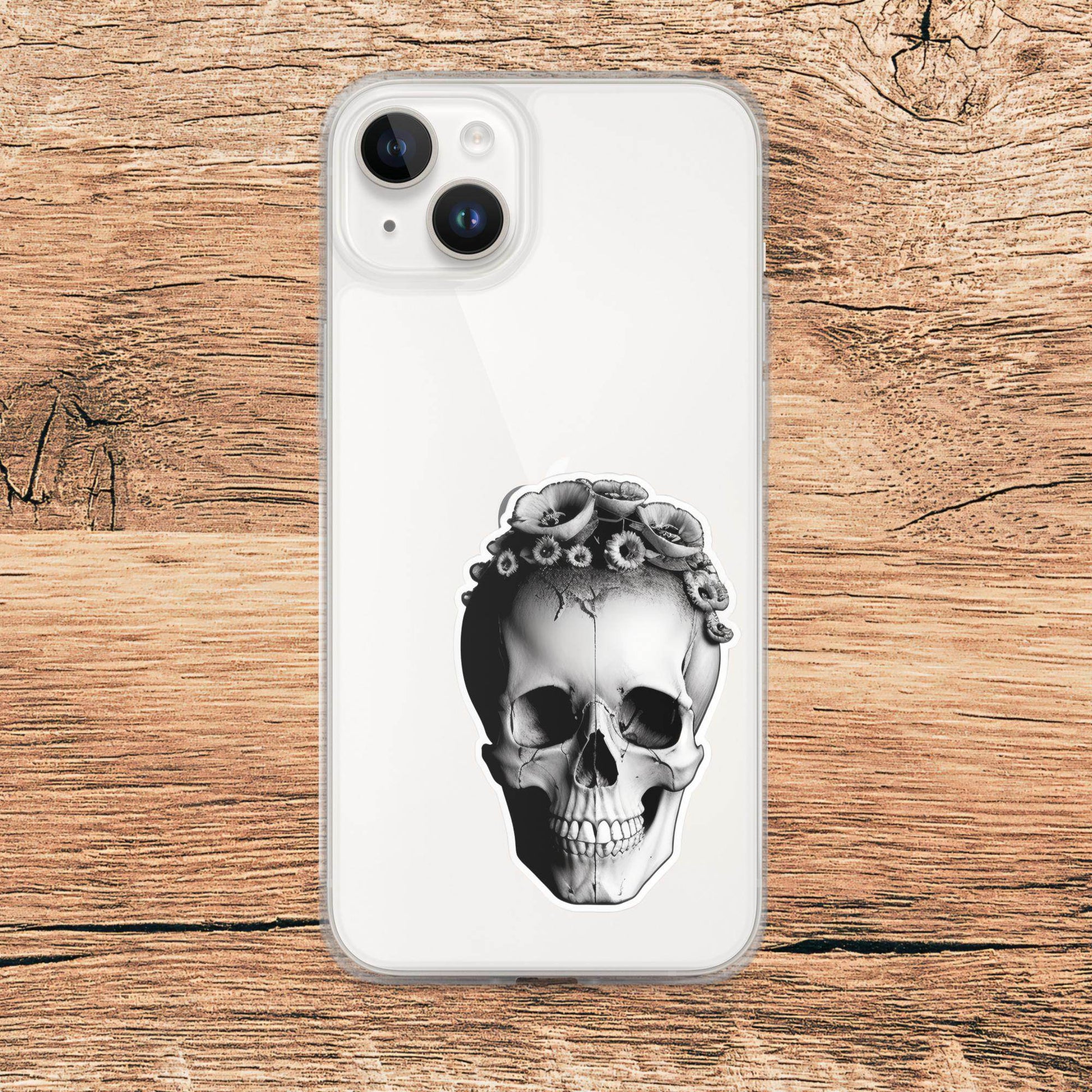 Frida Minimal Goth Clear Case for iPhone® - Pale Blood Store