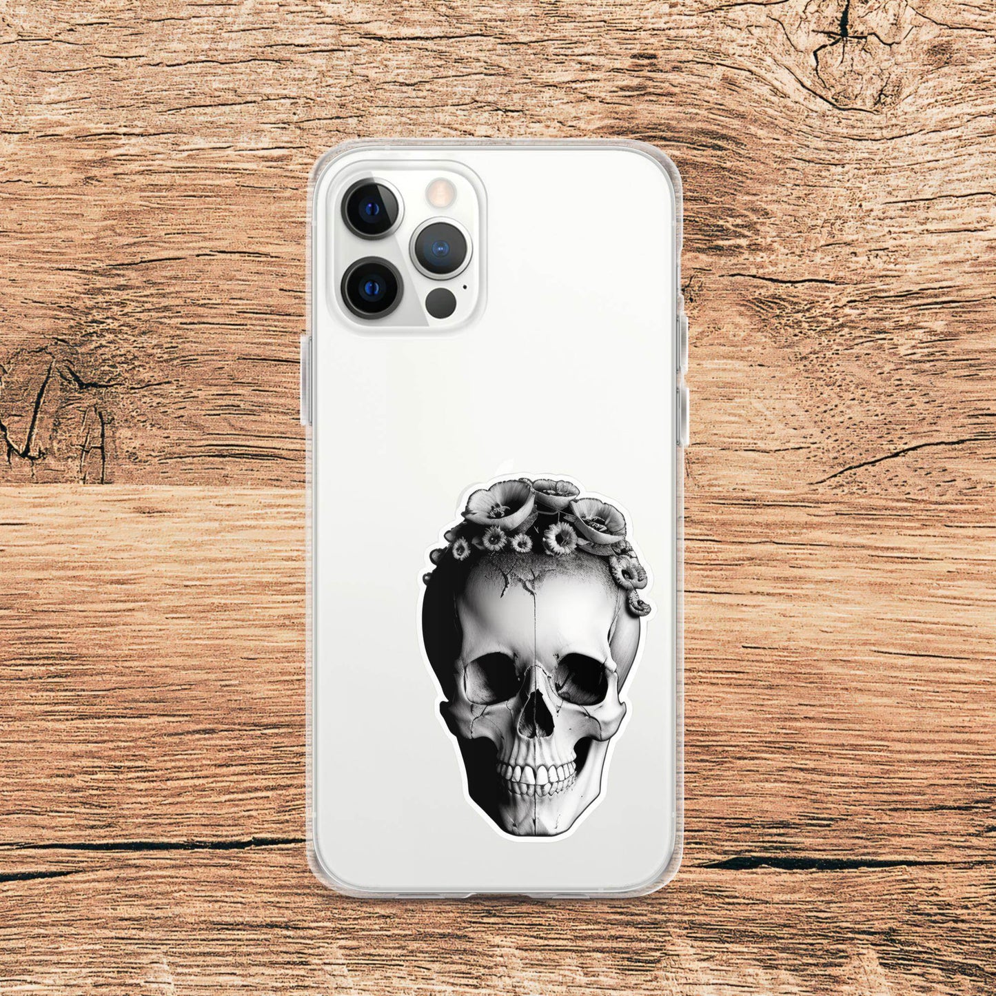 Frida Minimal Goth Clear Case for iPhone® - Pale Blood Store