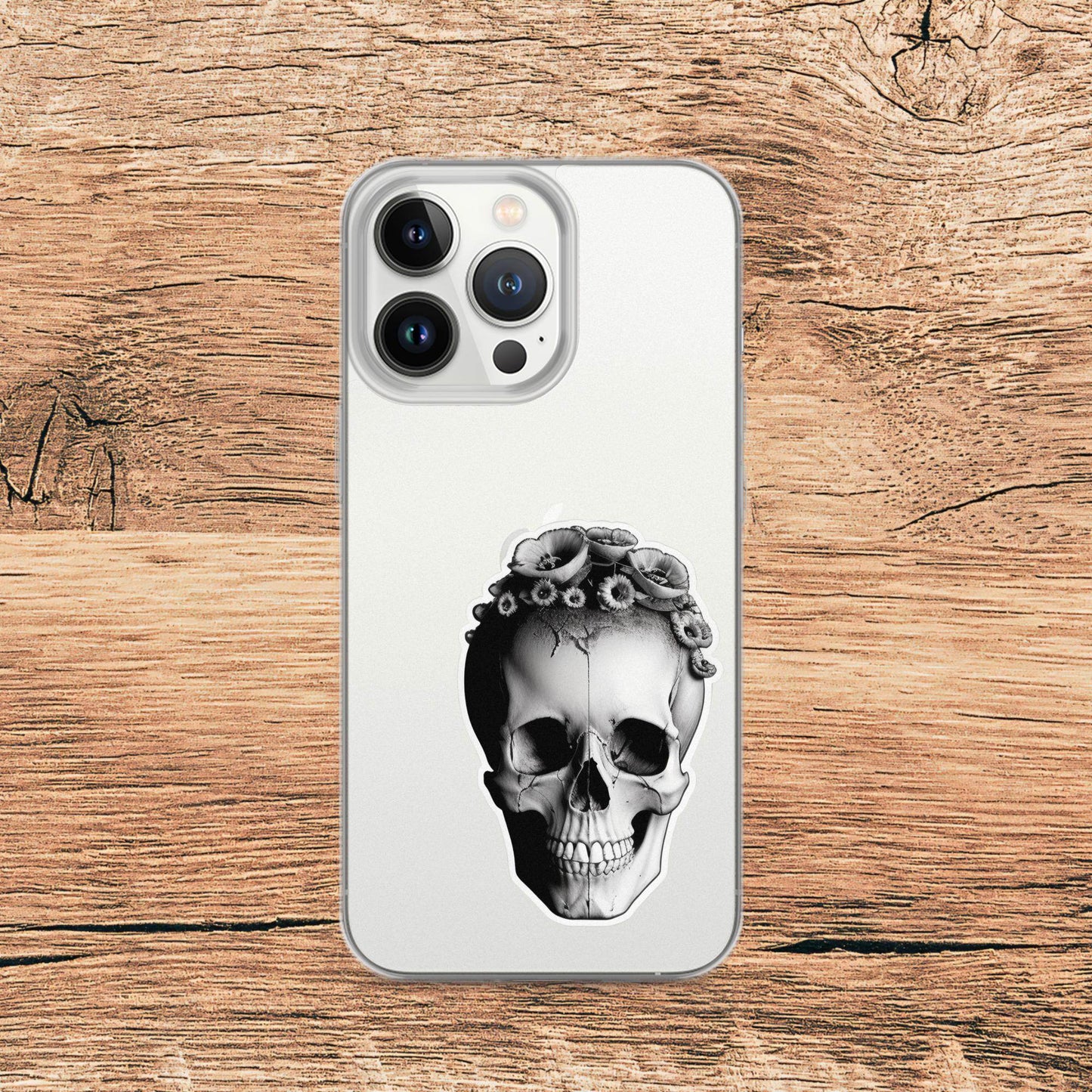 Frida Minimal Goth Clear Case for iPhone® - Pale Blood Store