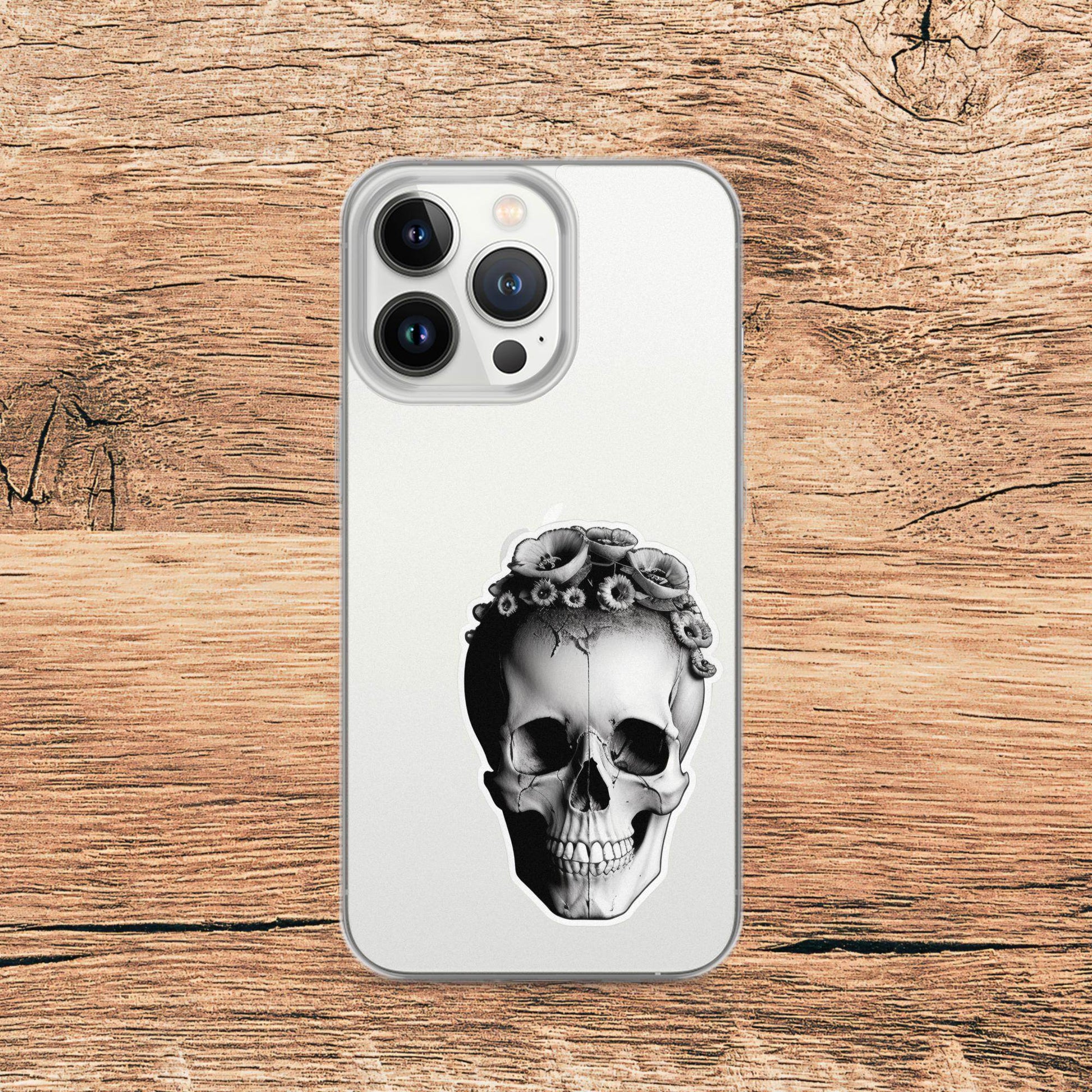 Frida Minimal Goth Clear Case for iPhone® - Pale Blood Store
