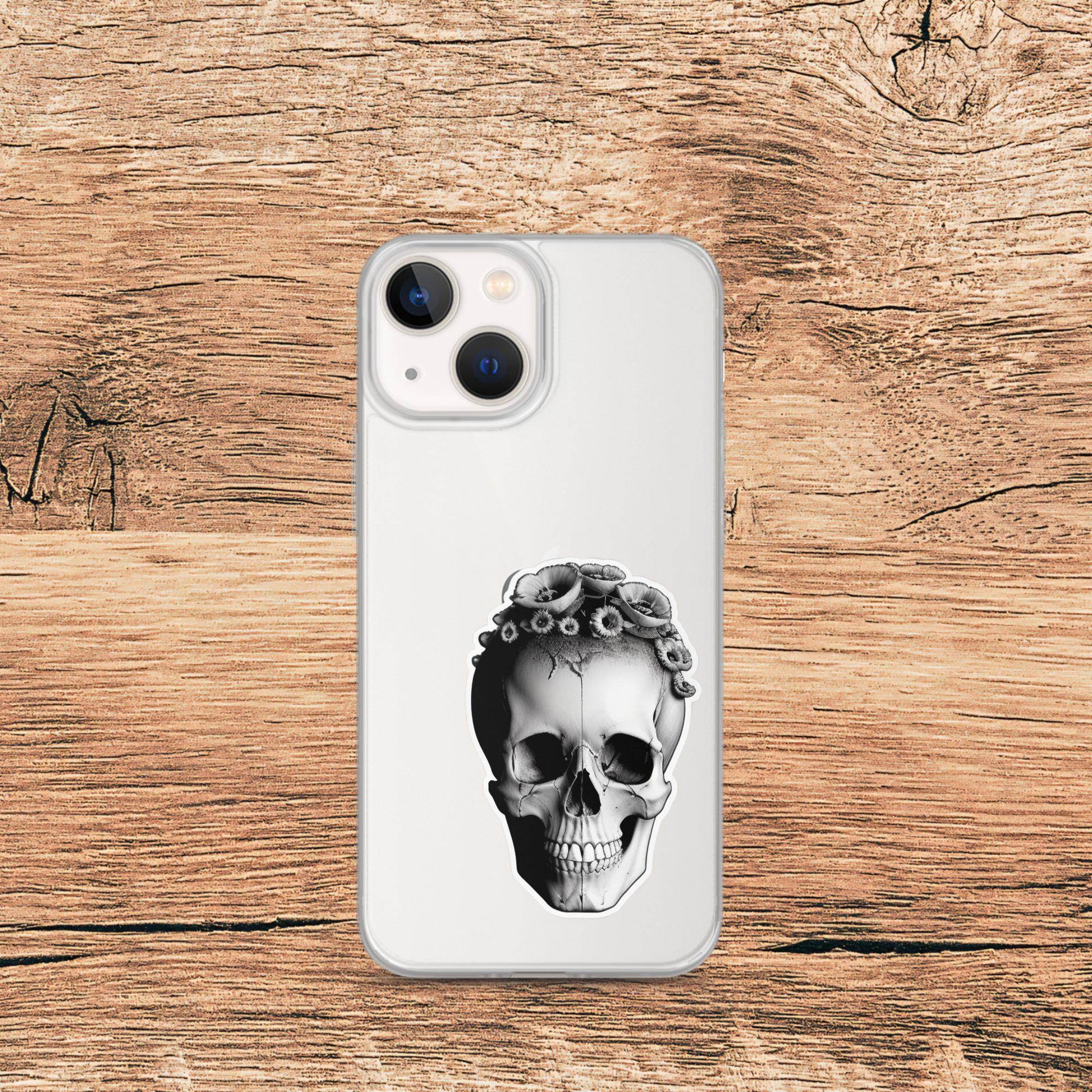 Frida Minimal Goth Clear Case for iPhone® - Pale Blood Store