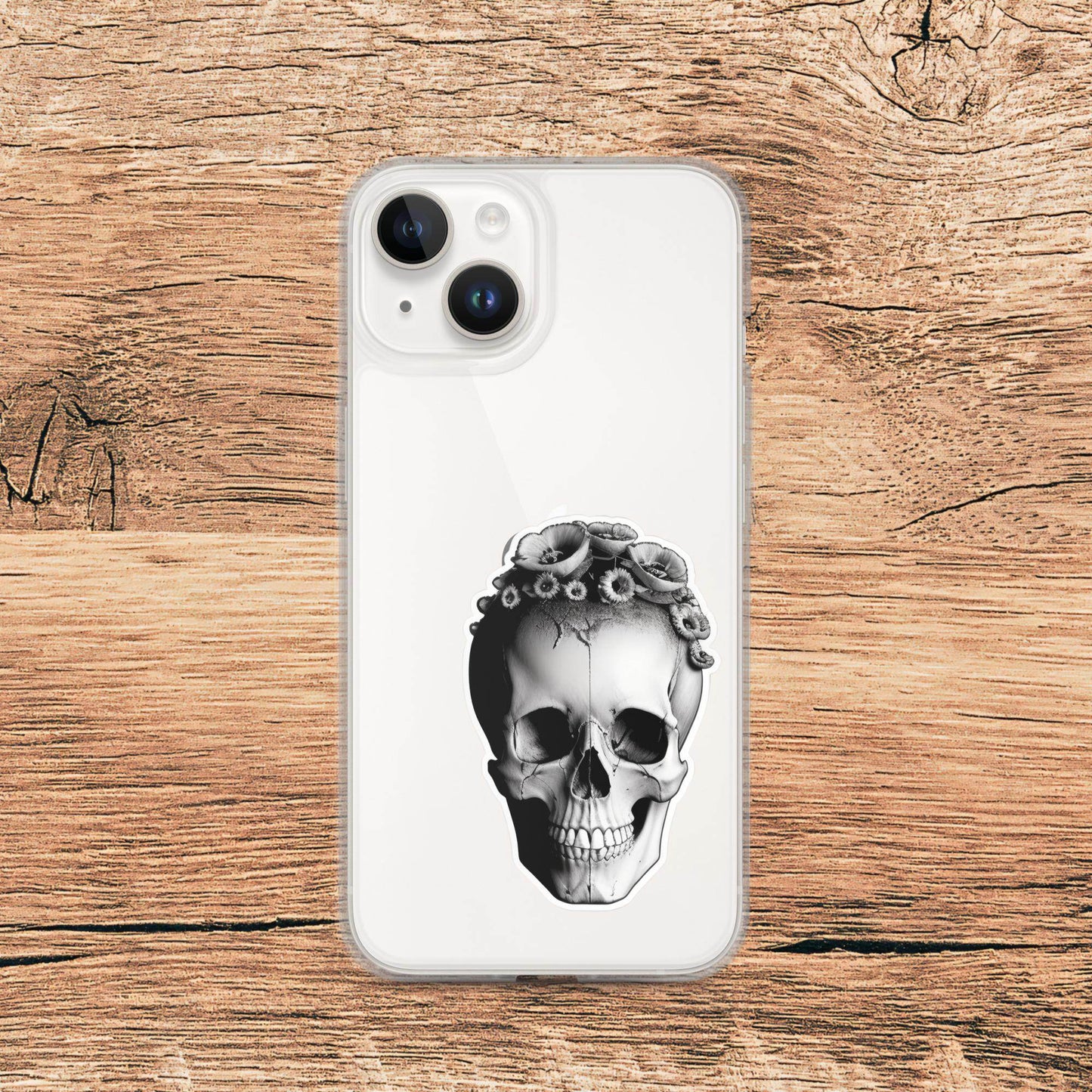 Frida Minimal Goth Clear Case for iPhone® - Pale Blood Store