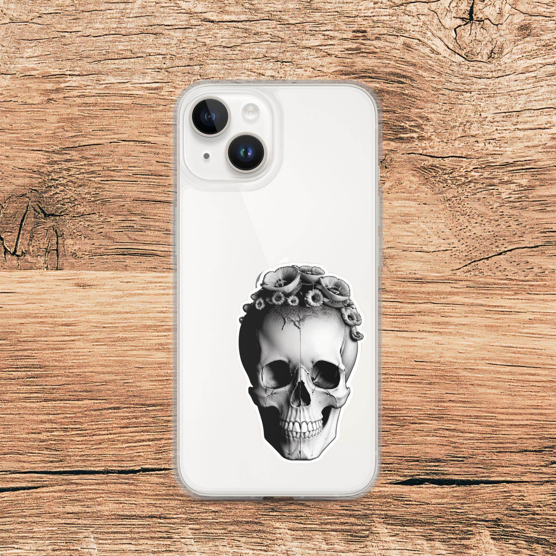 Frida Minimal Goth Clear Case for iPhone® - Pale Blood Store