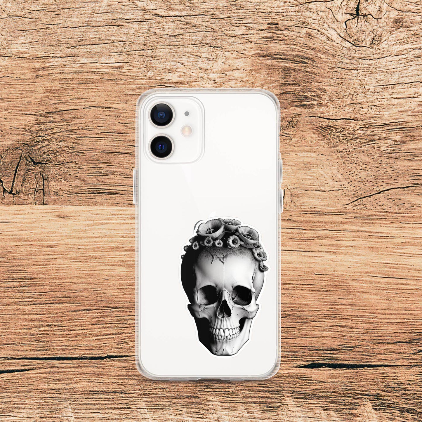 Frida Minimal Goth Clear Case for iPhone® - Pale Blood Store