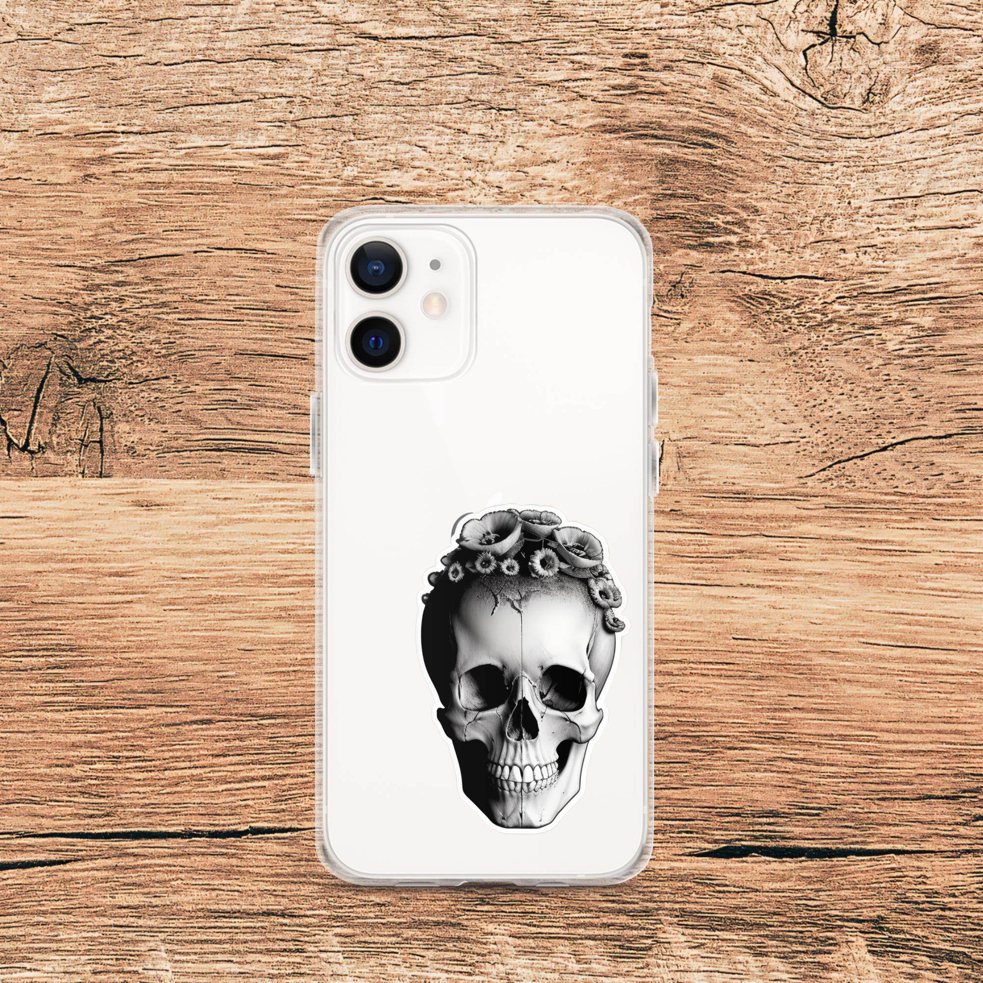 Frida Minimal Goth Clear Case for iPhone® - Pale Blood Store