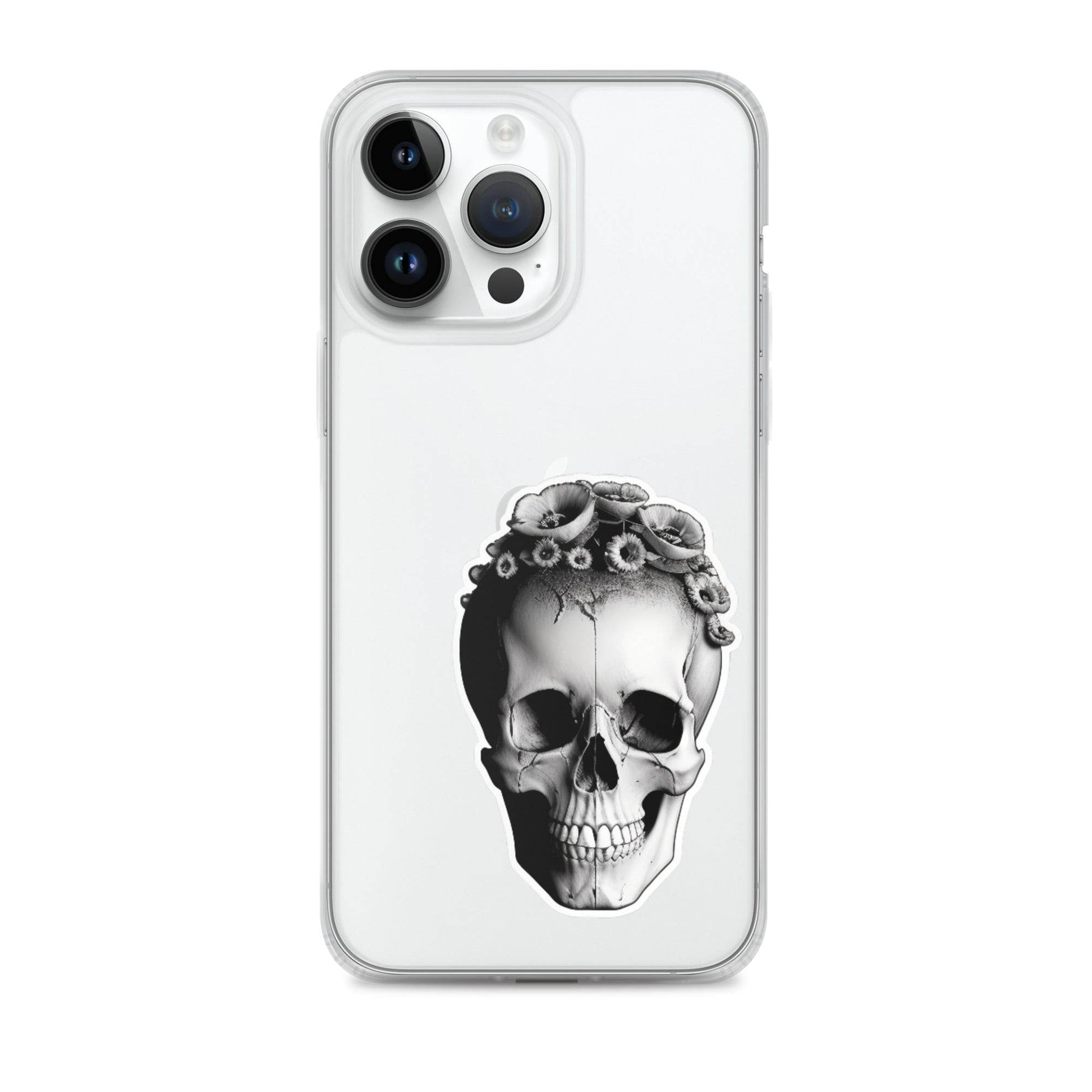 Frida Minimal Goth Clear Case for iPhone® - Pale Blood Store