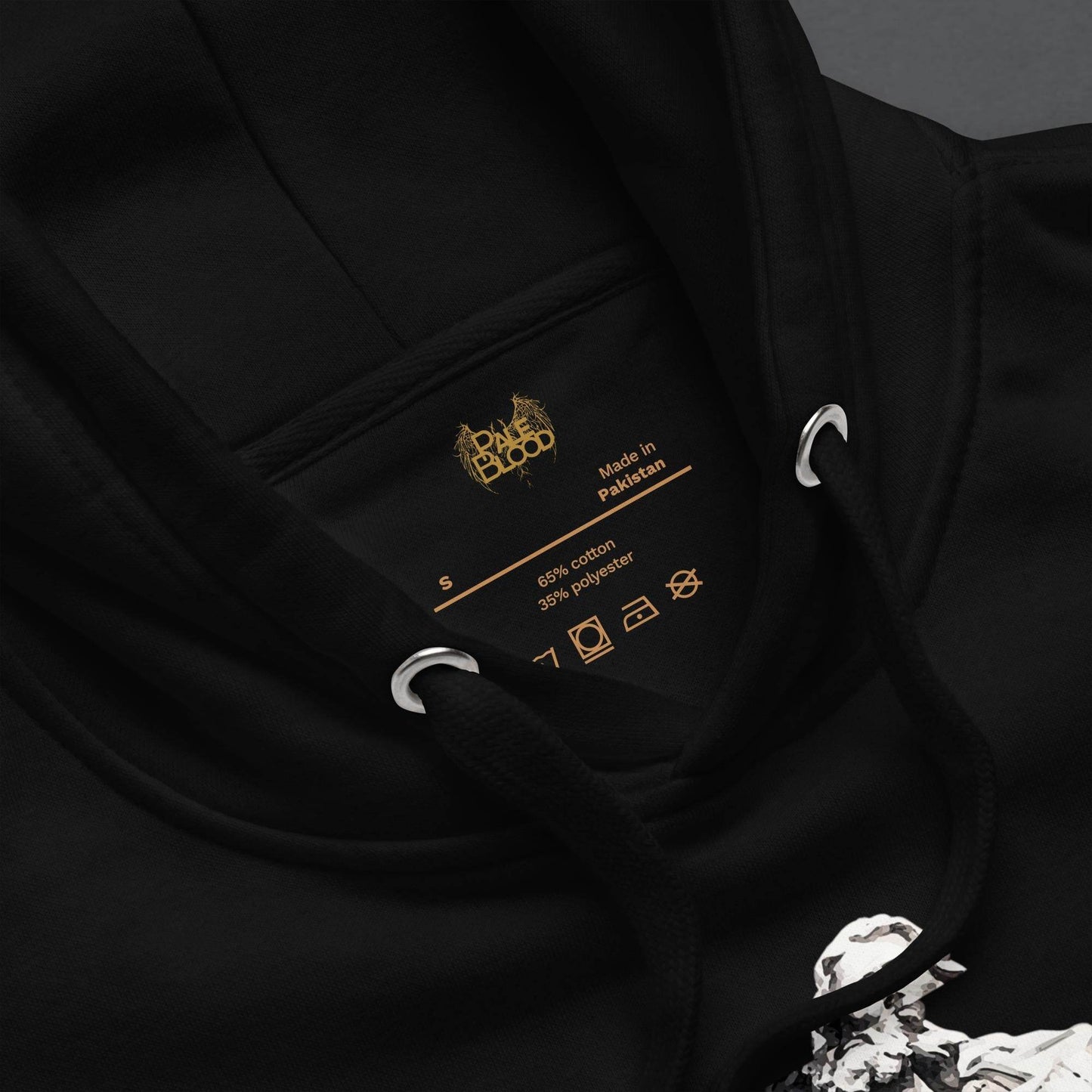 Glitched Prophet Black Metal Style Unisex Hoodie - Pale Blood Store