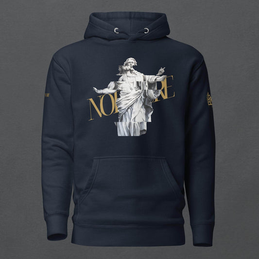 Glitched Prophet Black Metal Style Unisex Hoodie - Pale Blood Store