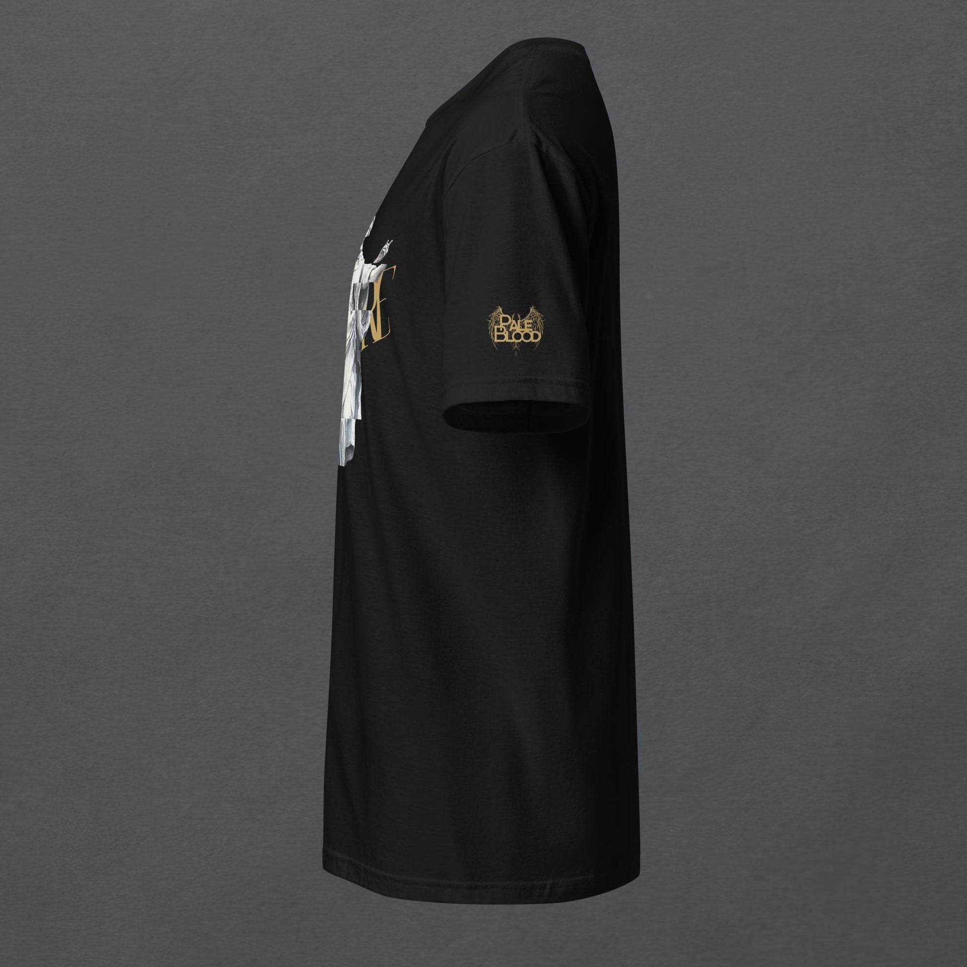 Glitched Prophet Black Metal Style Unisex T-Shirt - Pale Blood Store