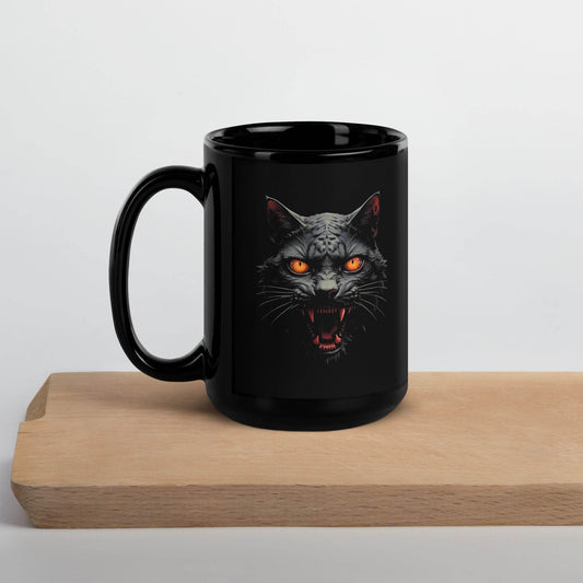 Hellcat Dark Humor Vintage Mug - Pale Blood Store