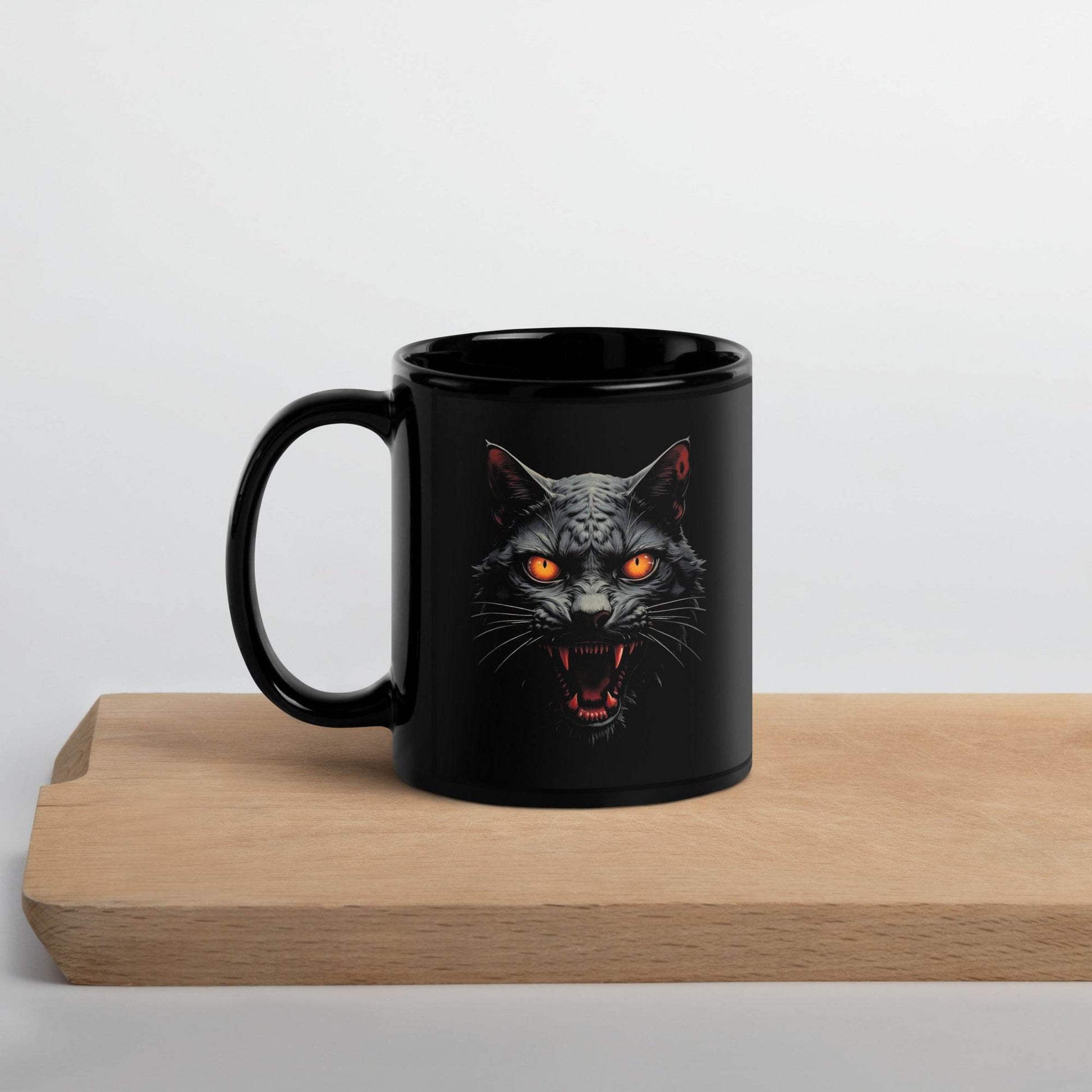 Hellcat Dark Humor Vintage Mug - Pale Blood Store