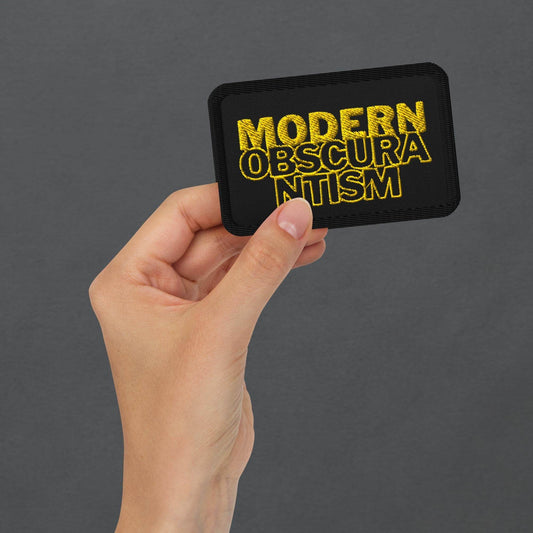 Modern Obscurantism Goth Embroidered Patches - Pale Blood Store