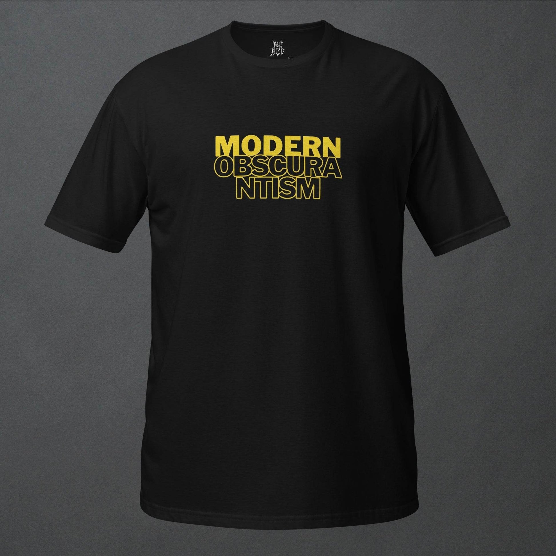 Modern Obscurantism Goth Minimalist Unisex T-Shirt - Pale Blood Store