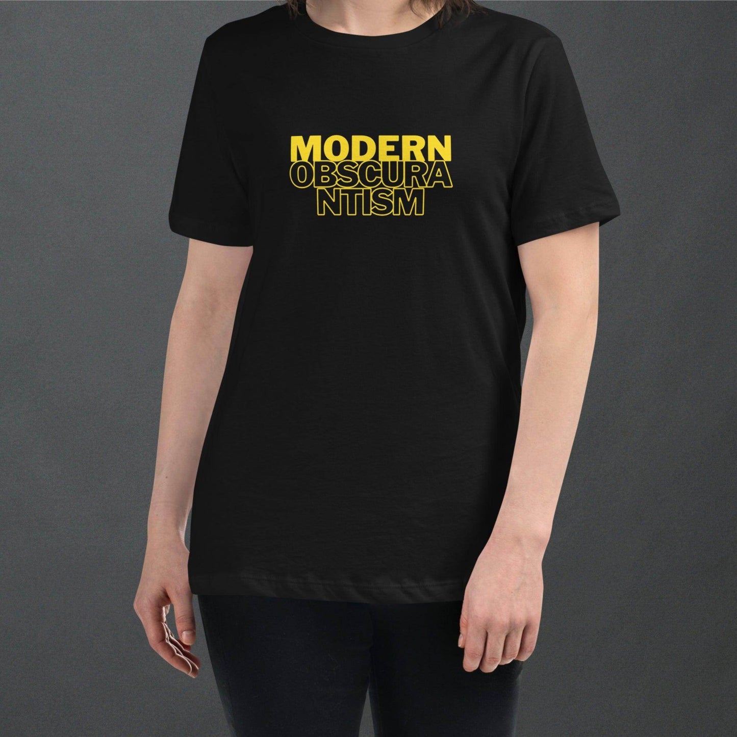 Modern Obscurantism Women's Relaxed Tee - Pale Blood Store