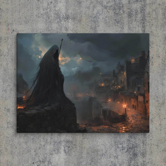 Plague Tales Pt. 1 – Dark Gothic Canvas Wall Art - Pale Blood Store