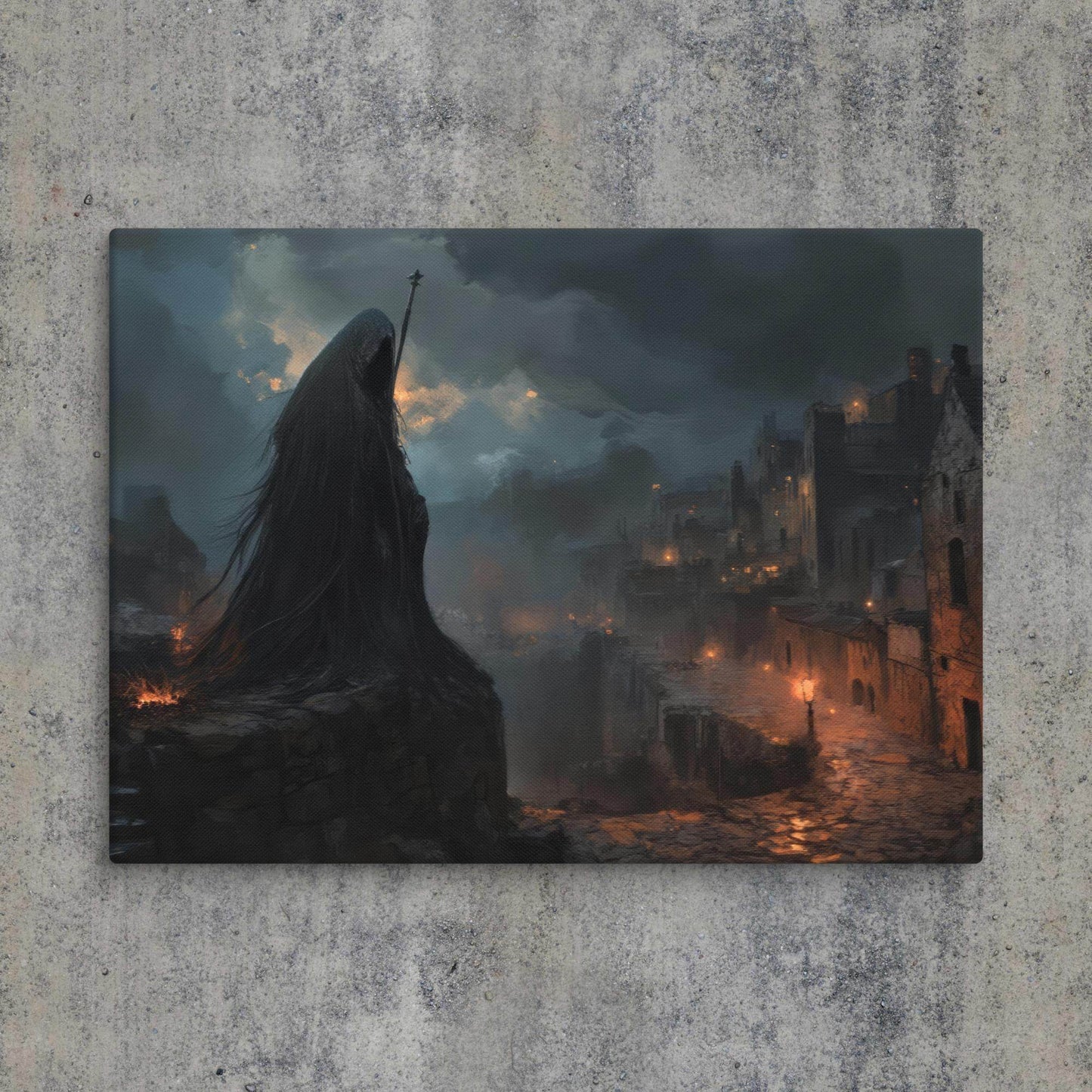 Plague Tales Pt. 1 – Dark Gothic Canvas Wall Art - Pale Blood Store