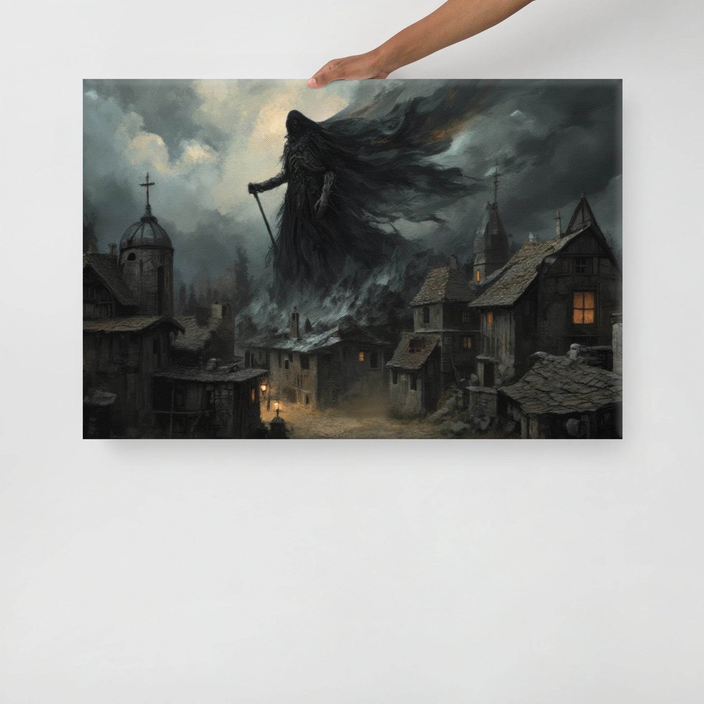 Plague Tales Pt. 2 – Gothic Dark Art Canvas Print - Pale Blood Store