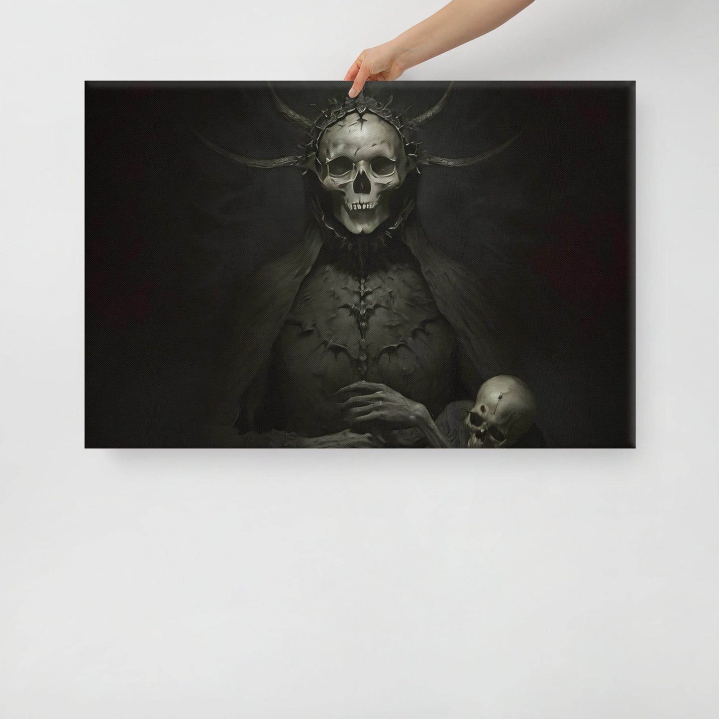 Queen of the Damned Goth Aesthetic Canvas - Pale Blood Store
