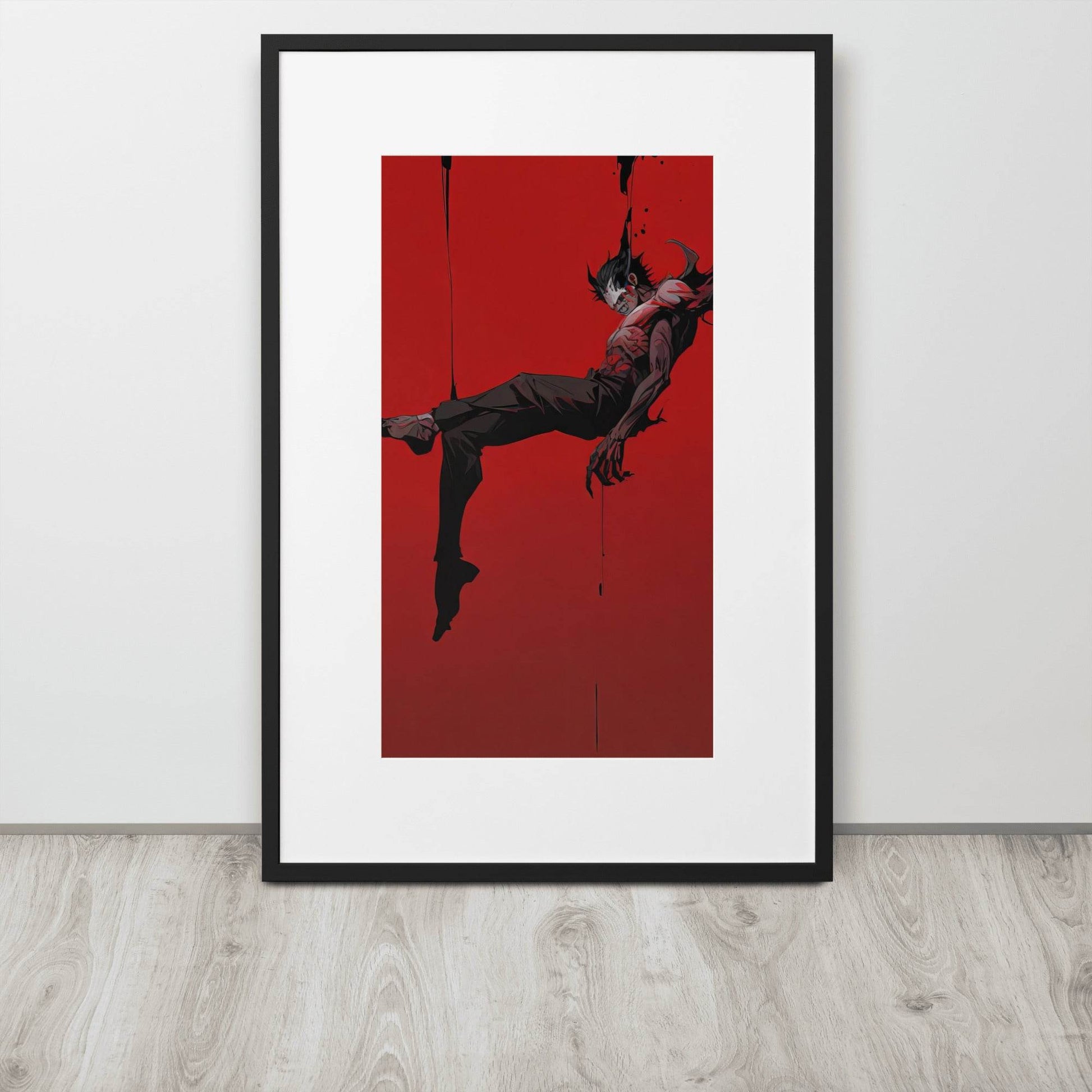 Sanguine Sovereign Neo Goth Framed Poster With Mat - Pale Blood Store