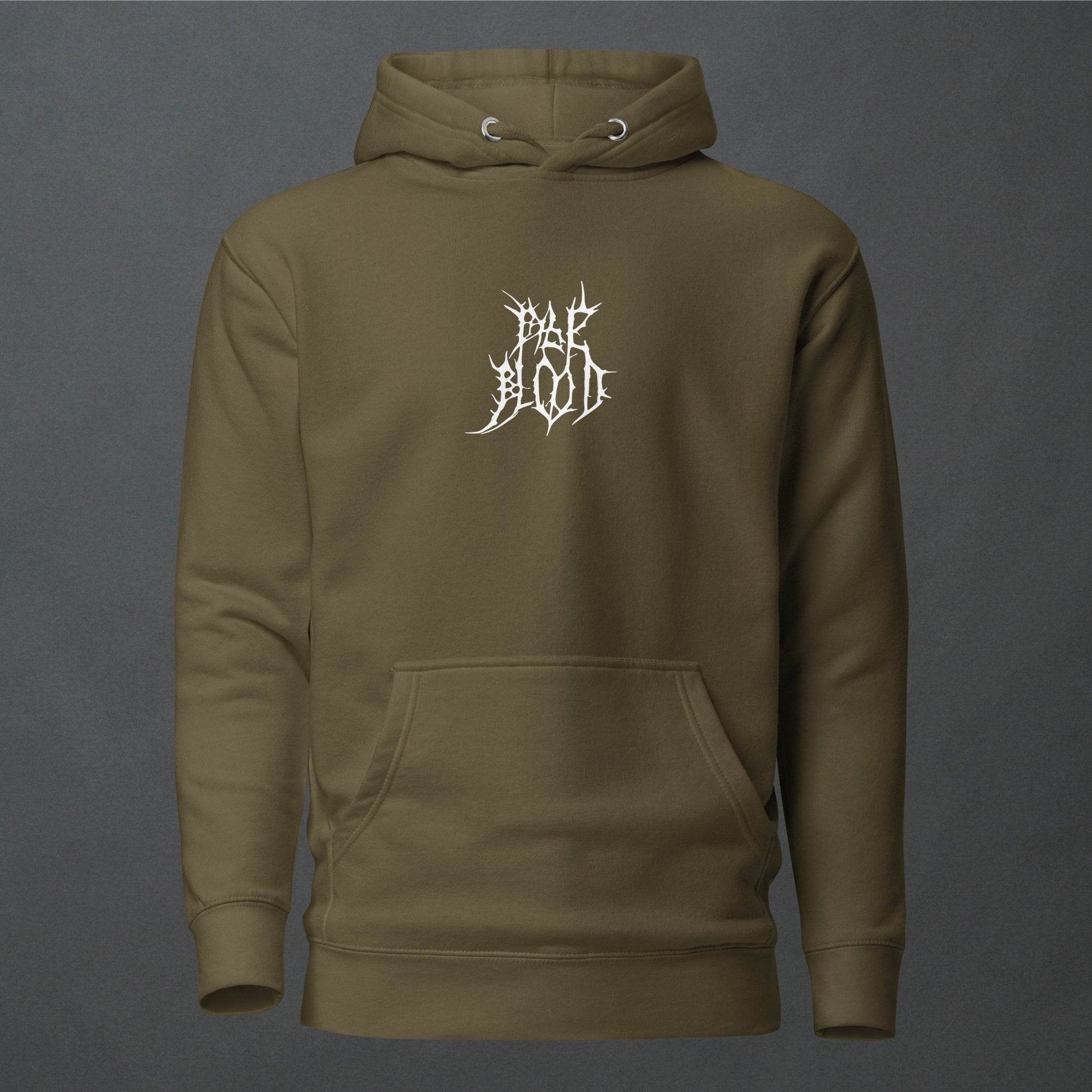 Slither Sister Black Metal Style Unisex Hoodie - Pale Blood Store
